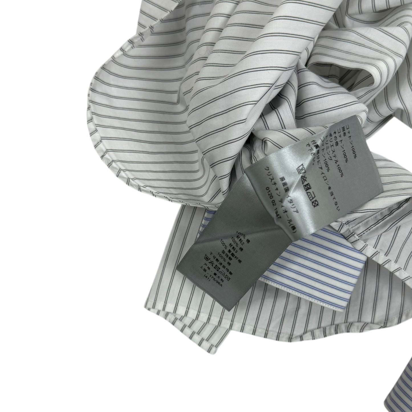 Dior Heart-Shaped Collage Striped LS Shirt (Fits L-XL)