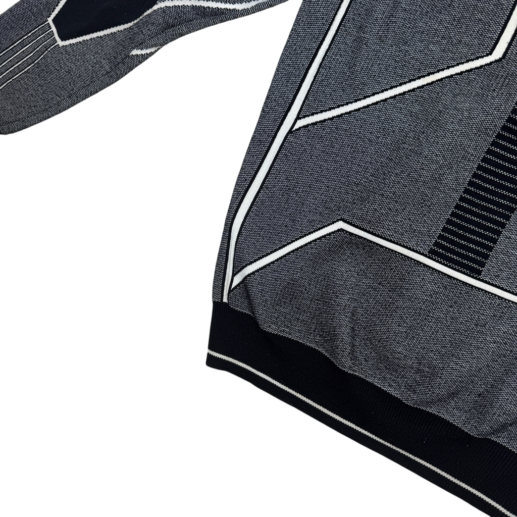 Dior Homme x Hajime Sorayama Technical Wool Turtleneck Sweatshirt Black/Grey (Size XL)