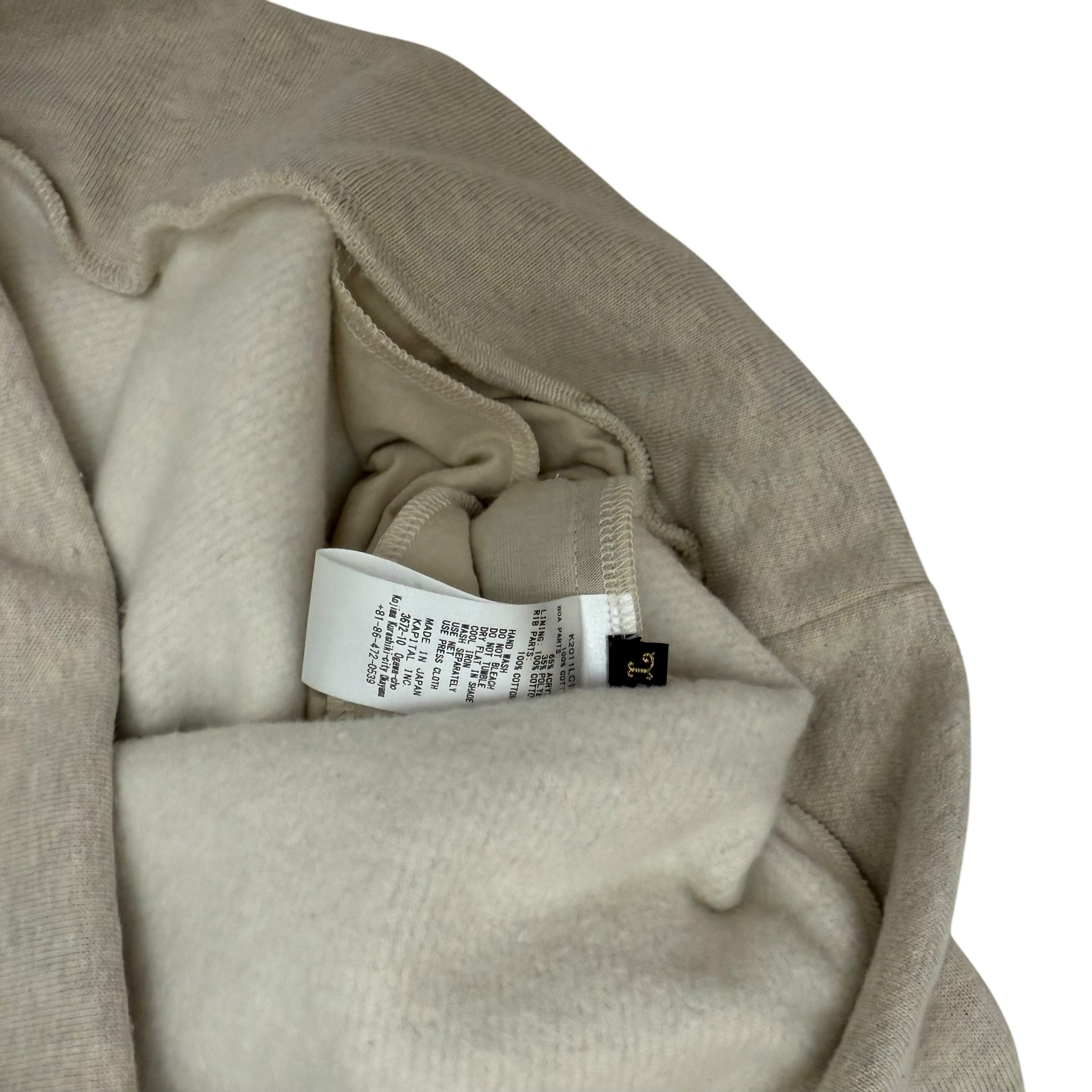 Kapital Boa Fleece Sweatshirt Navy/Red (Size 3)