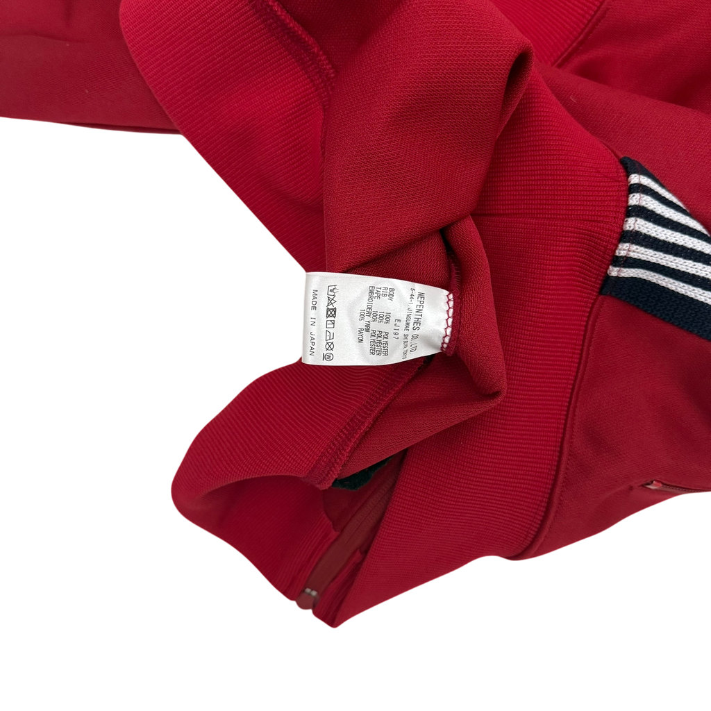 Needles Poly Smooth Track Jacket Red / Black (Size L)