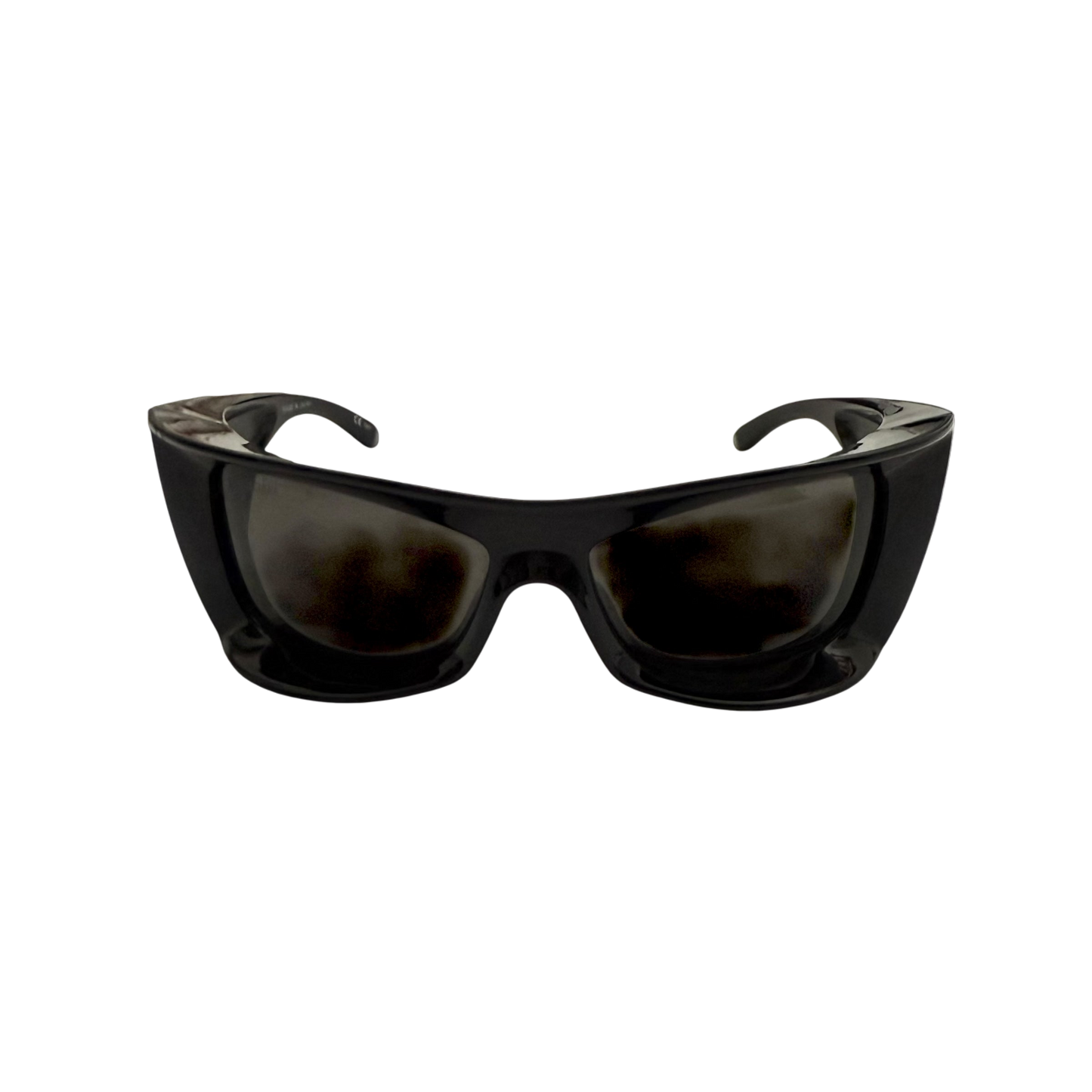 Balenciaga BB0156S Oversized Wrap Sunglasses Black