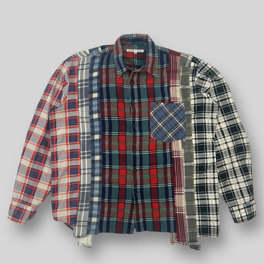 Needles Rebuild 7 Cut Flannel Shirt (Fits S/M)