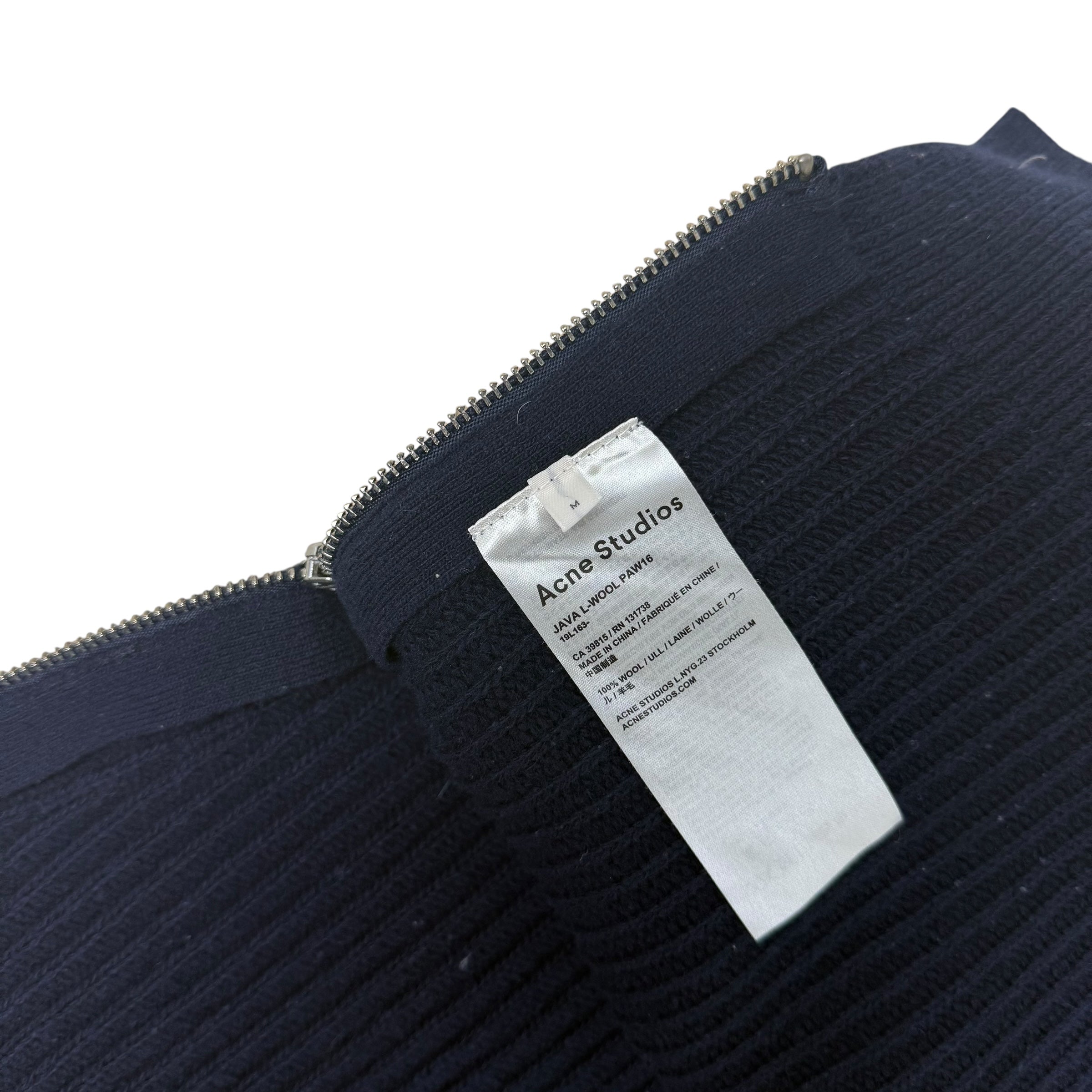 Acne Studios AW16 Jaya Wool Sweatshirt Navy (Size M)