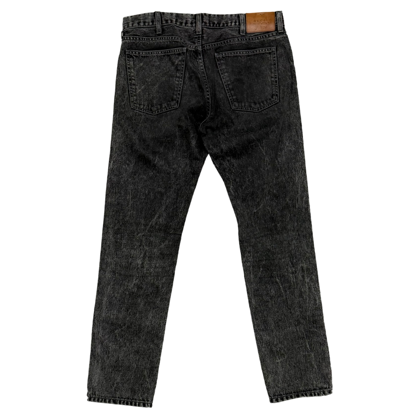 Gucci Washed Black Slim Fit Jeans (Size 32”)