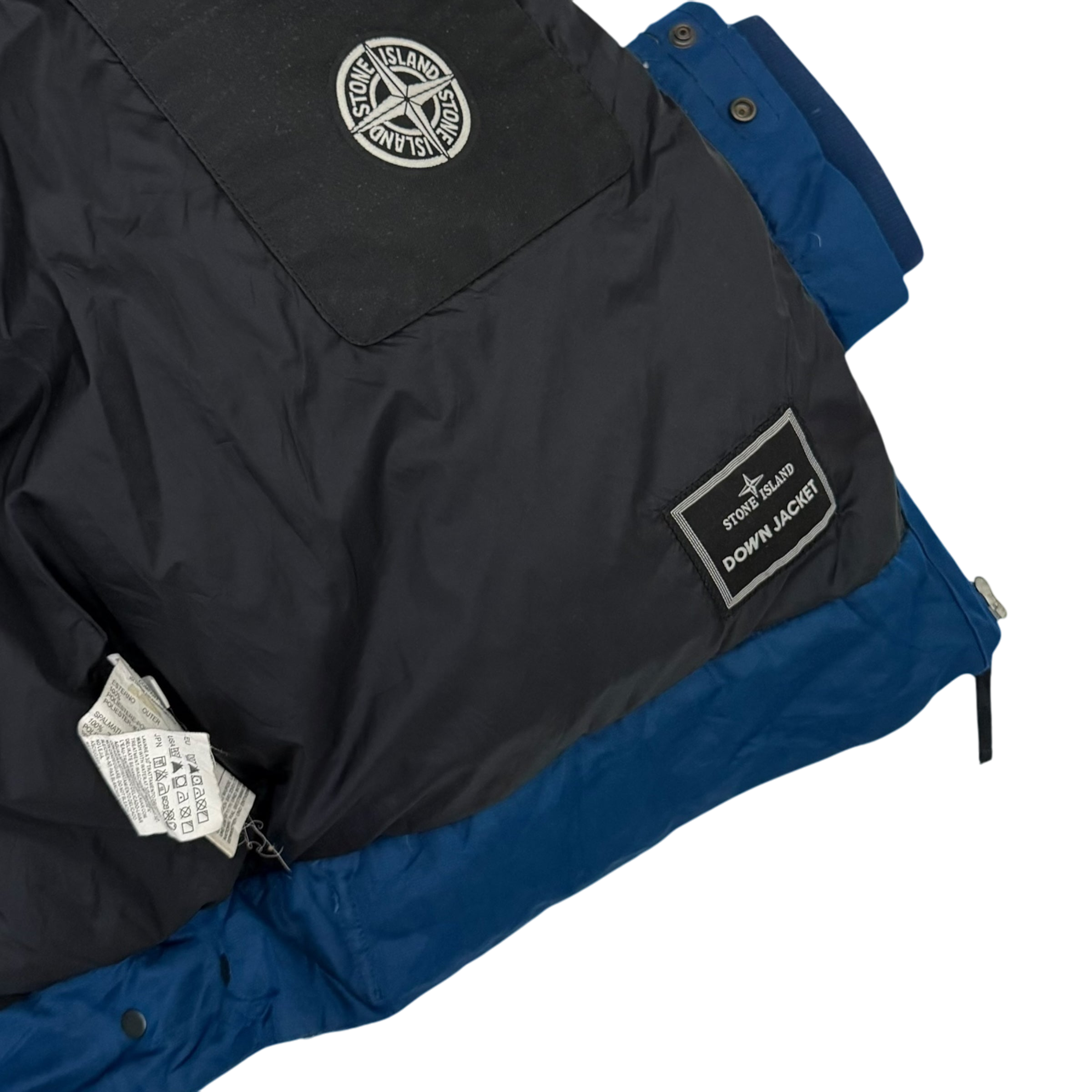Stone Island AW 2009 Weatherproof Goose Down Jacket Blue (Size XXL)