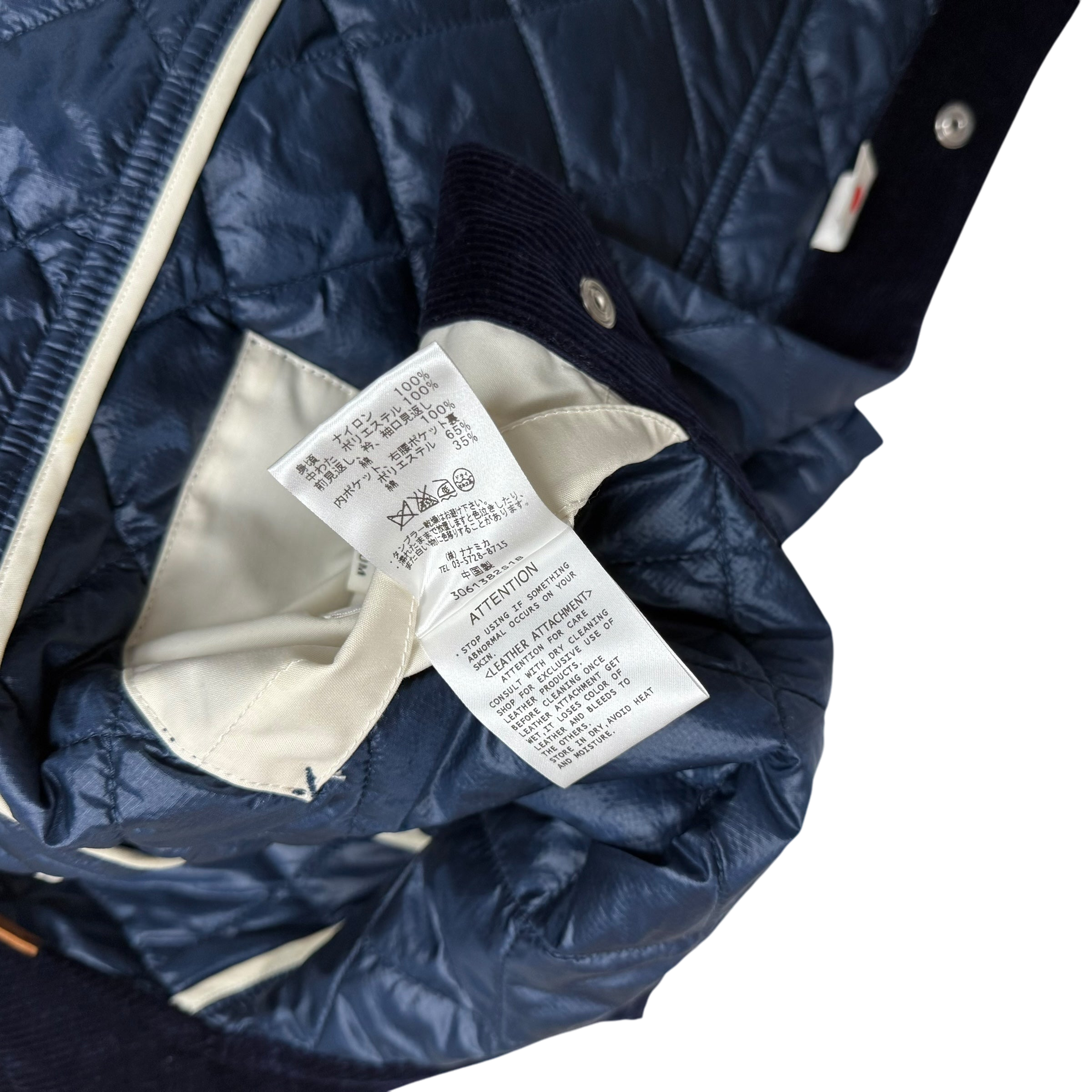 Nanamica Pertex Riding Quilt Jacket Marine Navy (Size M)