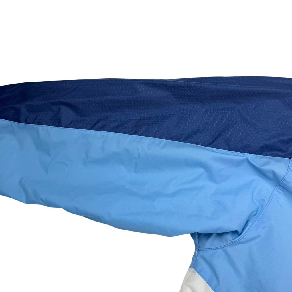 Nike 00s Hex Logo Insulated Track Jacket White/Blue (part of set) (Fits S-M)