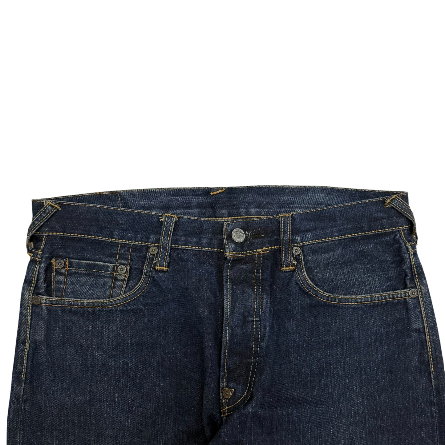 Evisu White Seagull Print Jeans (Size 32")