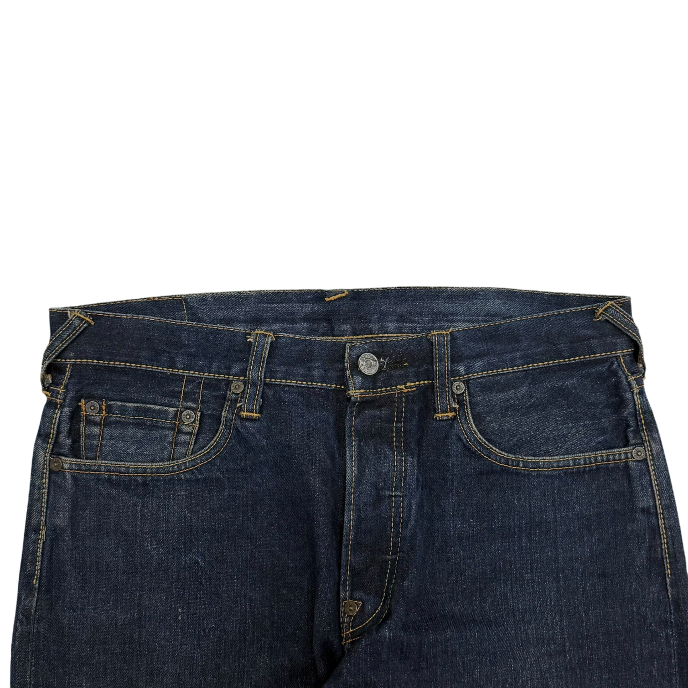 Evisu White Seagull Print Jeans (Size 32")