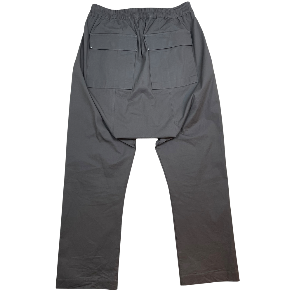 Rick Owens SS22 Fogachine Drop Crotch Nylon Trousers ‘Dust’ Grey (Size 54)