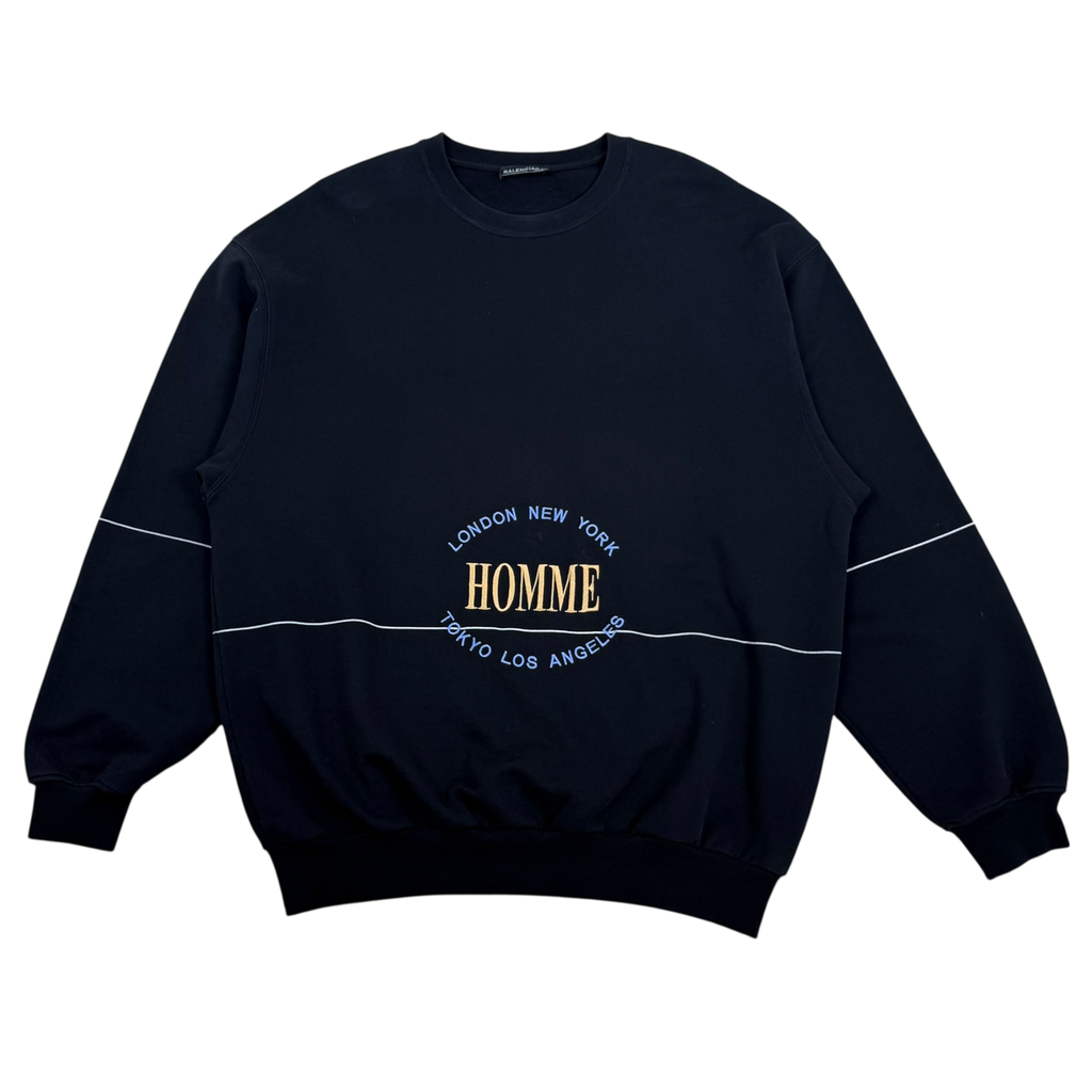 Balenciaga Homme FW17 Sweatshirt Black (Fits S-L)
