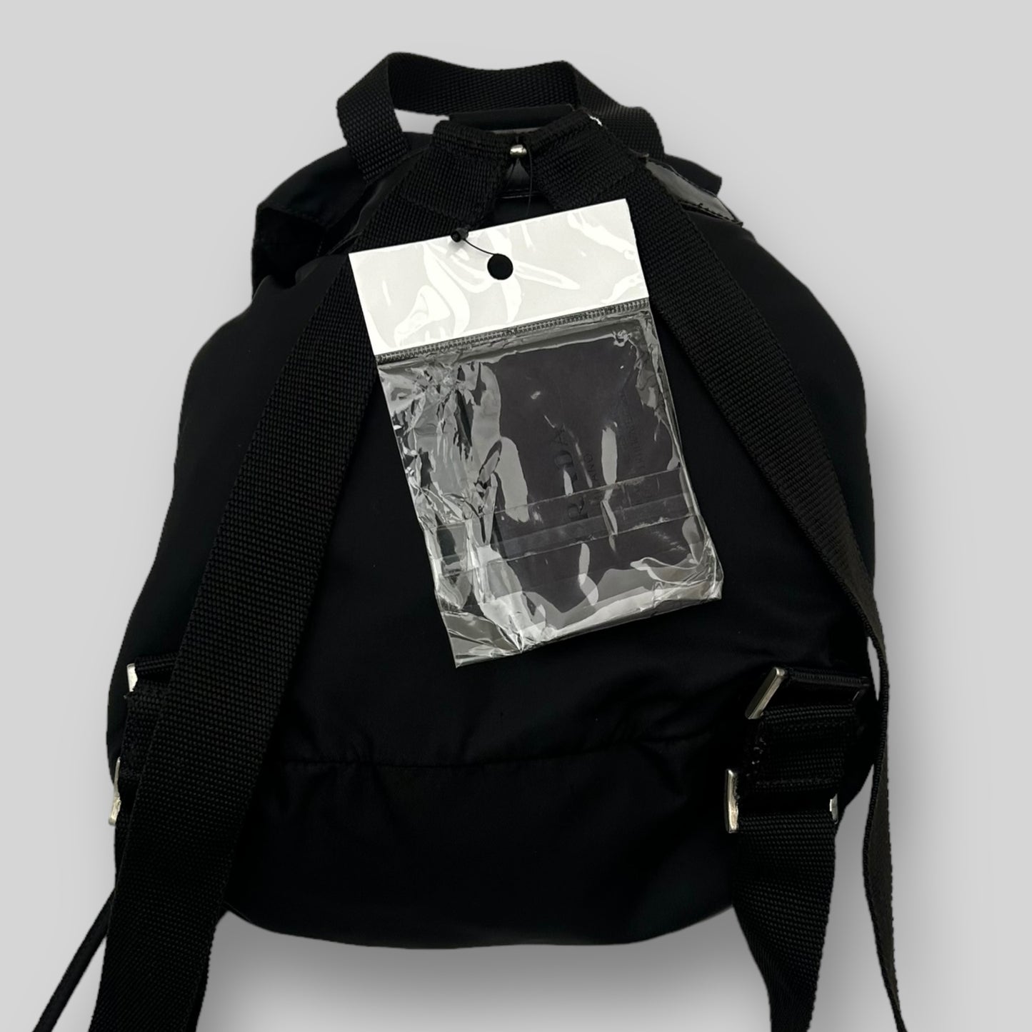 Prada Tessuto Nylon Backpack Black