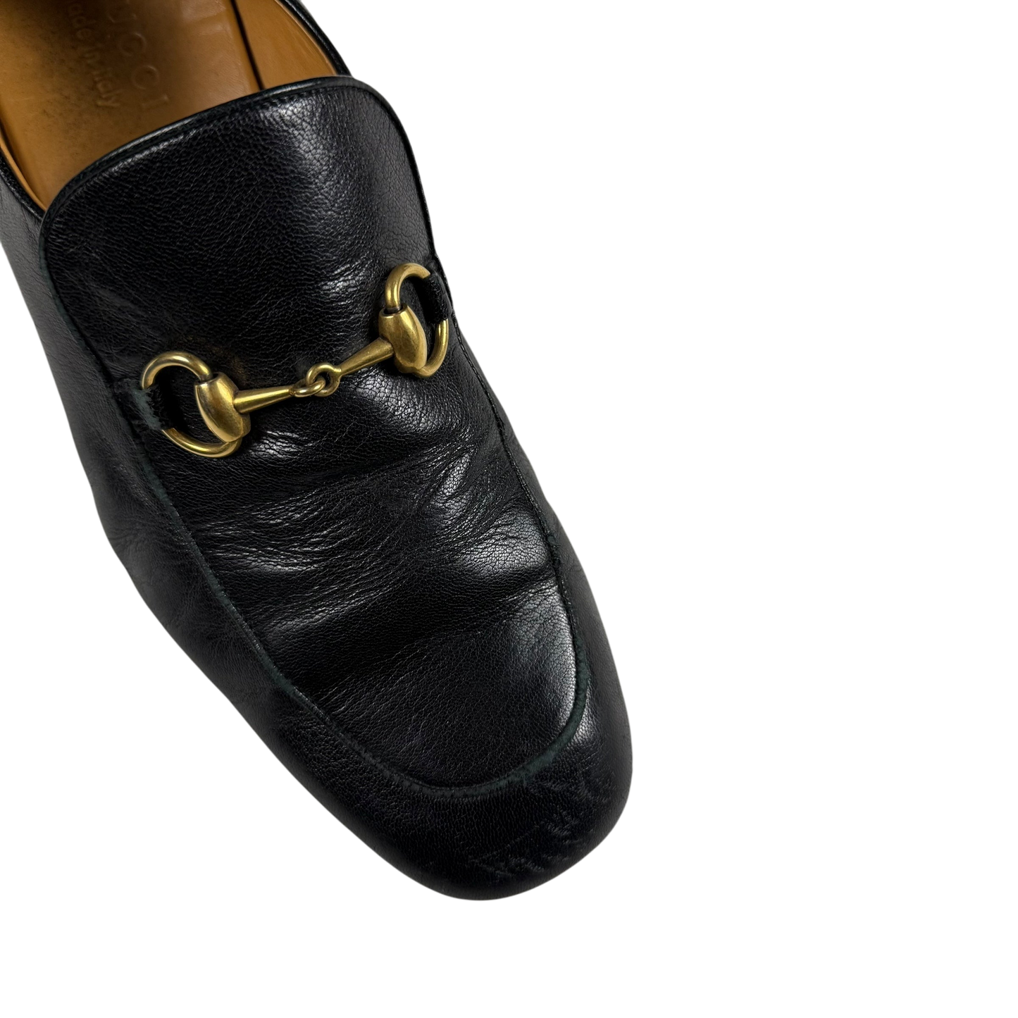 Gucci Jordaan Horsebit Leather Loafers Black (fits US10.5-11)
