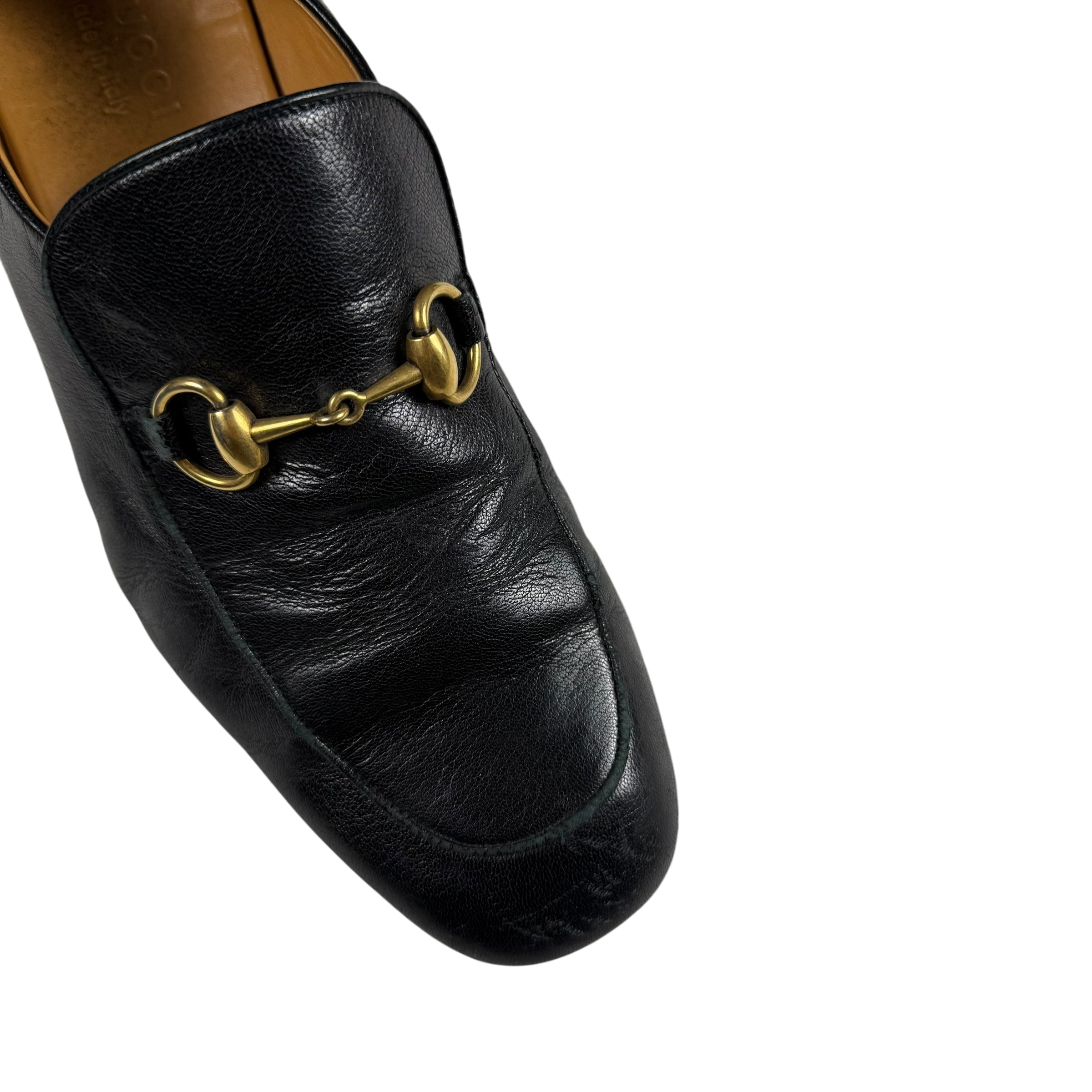 Gucci Jordaan Horsebit Leather Loafers Black (fits US10.5-11)