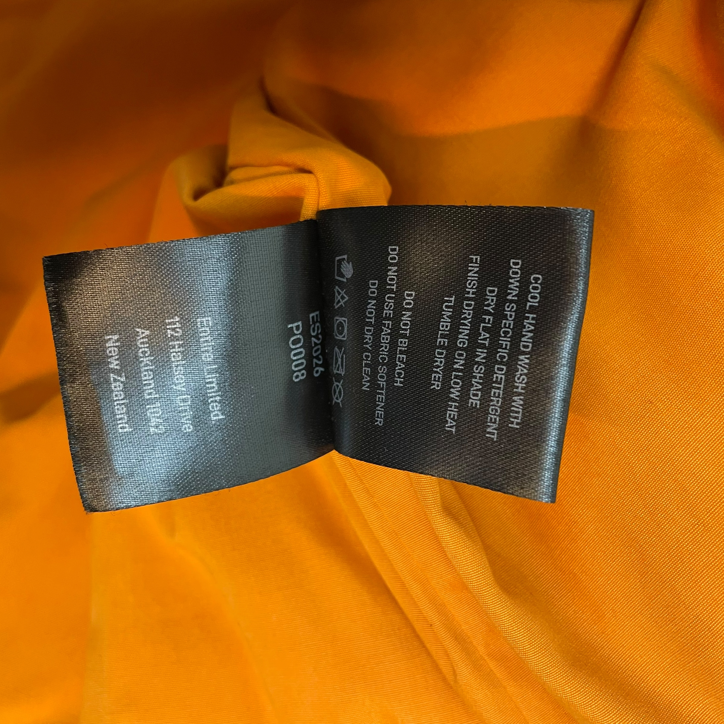 Entire Studios Down Pillow Vest Orange (Size M)
