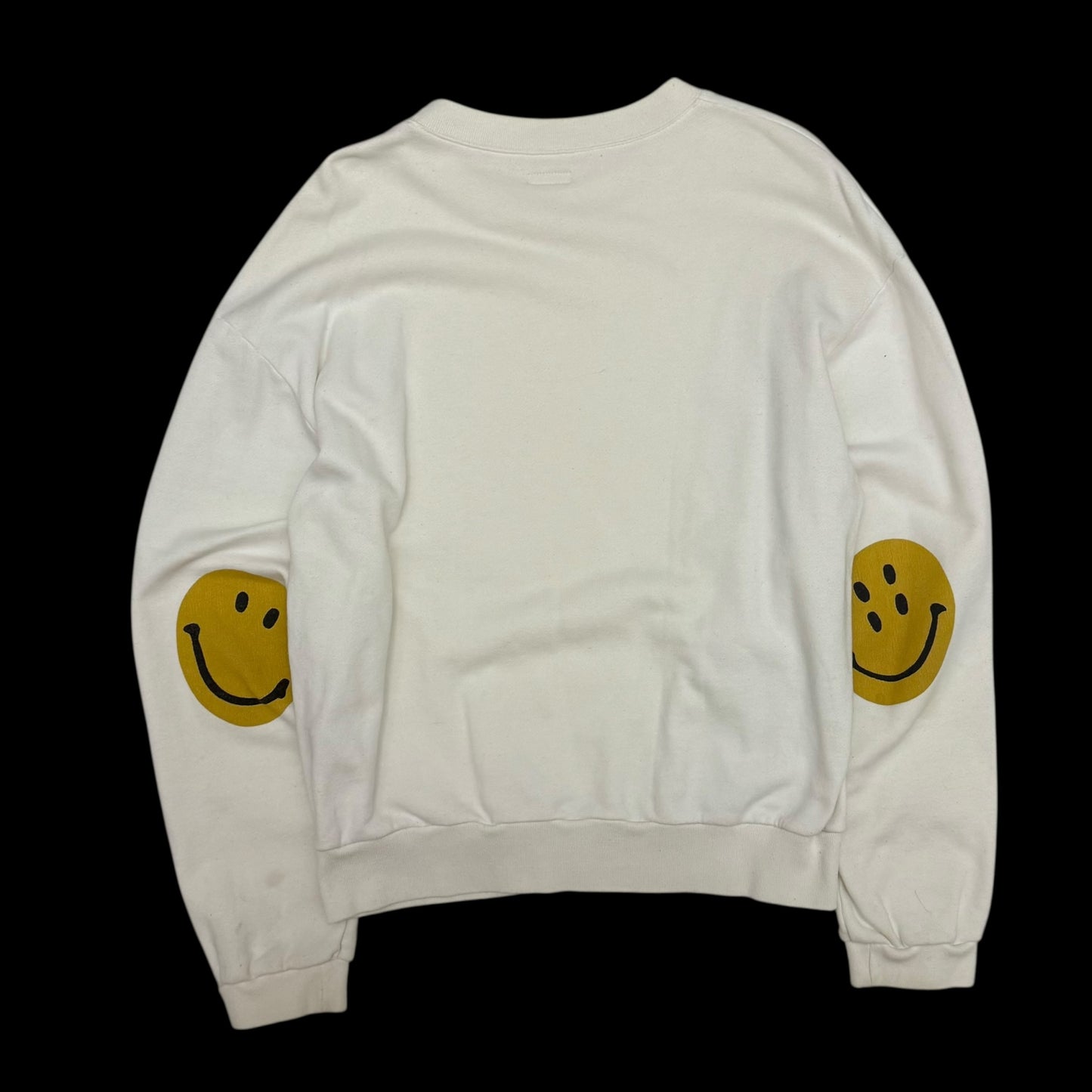 Kapital Smiley Crewneck Sweatshirt Grey (Size 3)