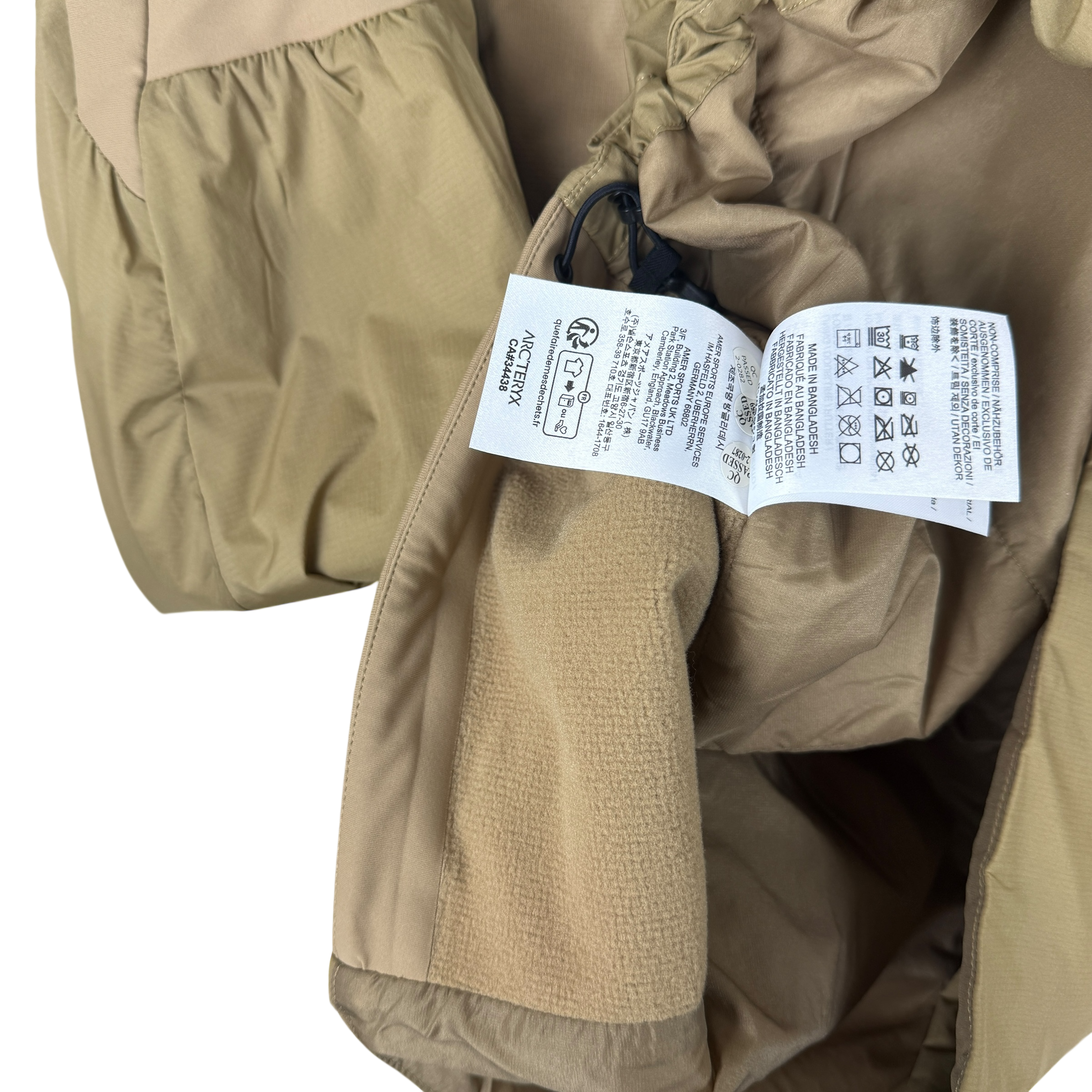 Arc’teryx Atom Insulated Hooded Jacket ‘Canvas II’ (size L)