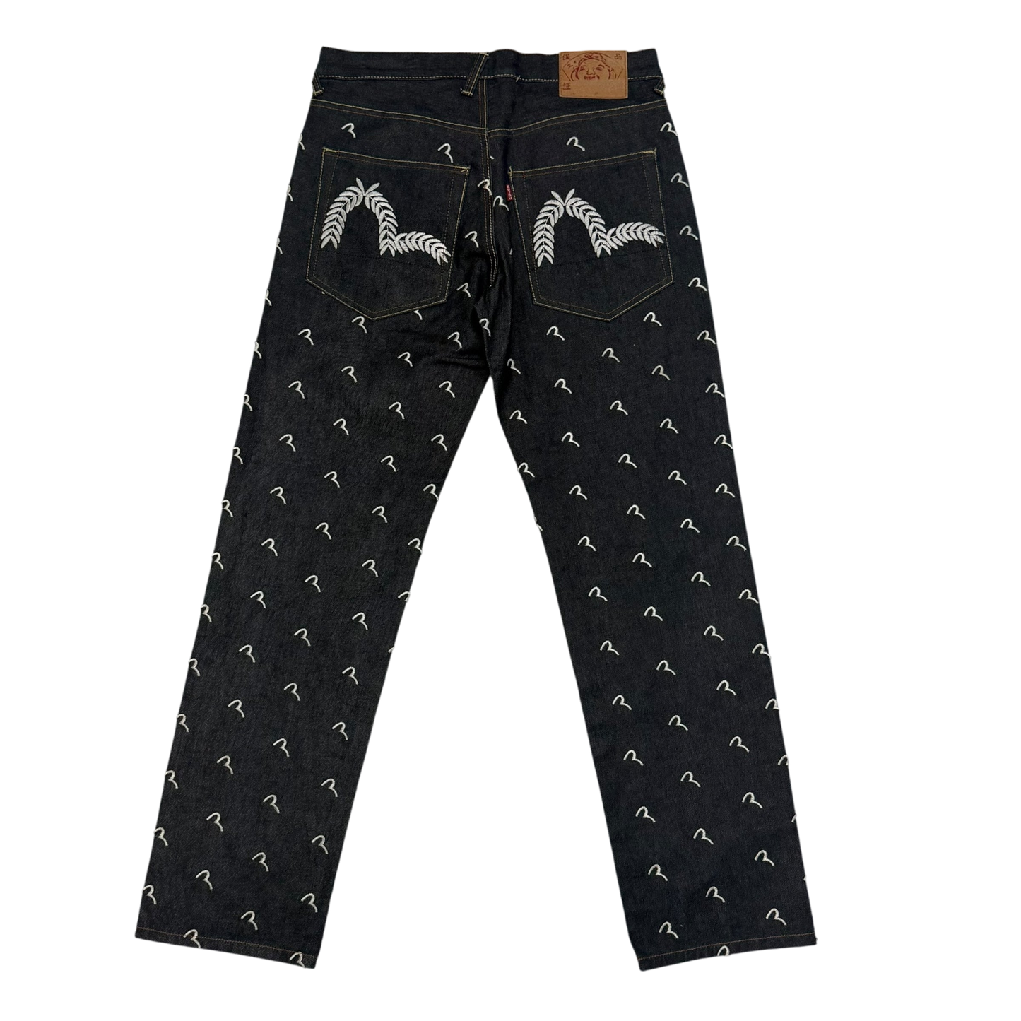 Evisu All Over Angle Print Jeans (Fits 32”)