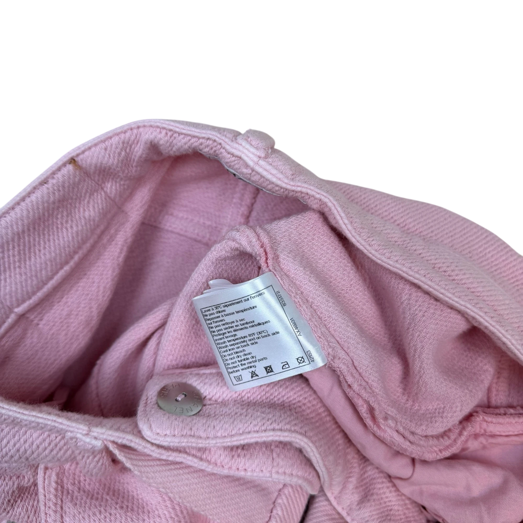 Chanel SS19 ‘By the Sea’ Wide Leg Belted Pants Pink (Size 38)