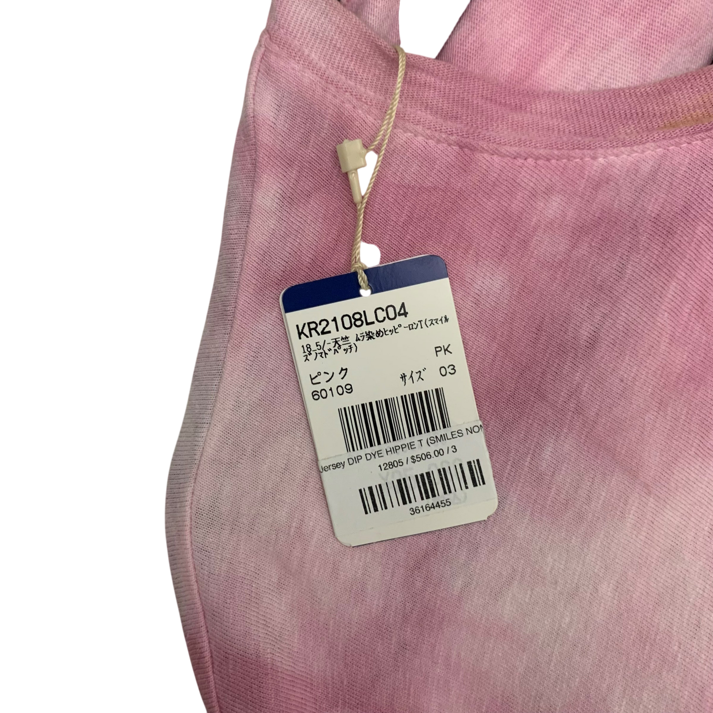 Kapital Dip Dye Nomad Patchwork Longsleeve Pink