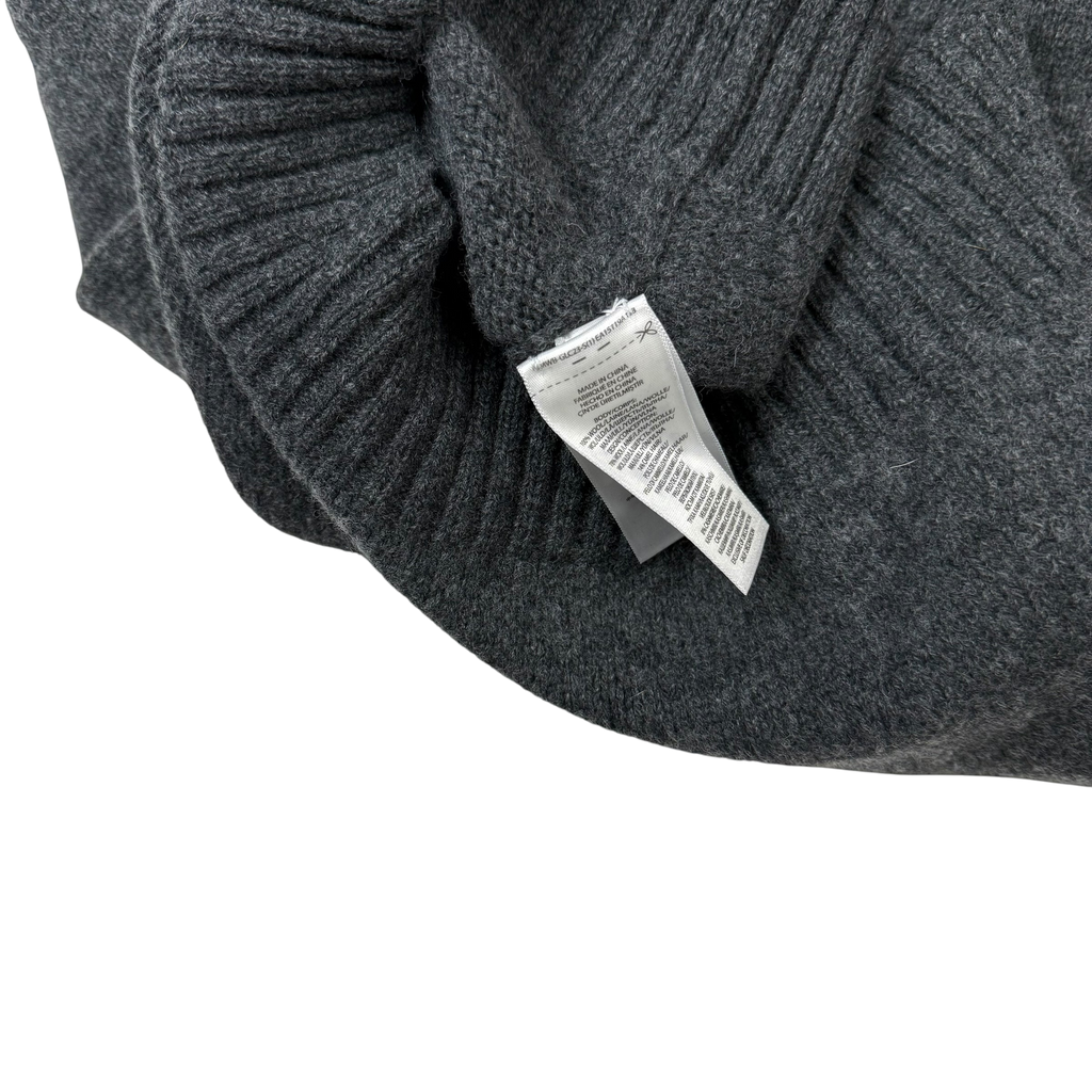 Polo Ralph Lauren ‘Geaky Bear’ Intarsia Knit Wool Sweatshirt Grey (fits M-L)