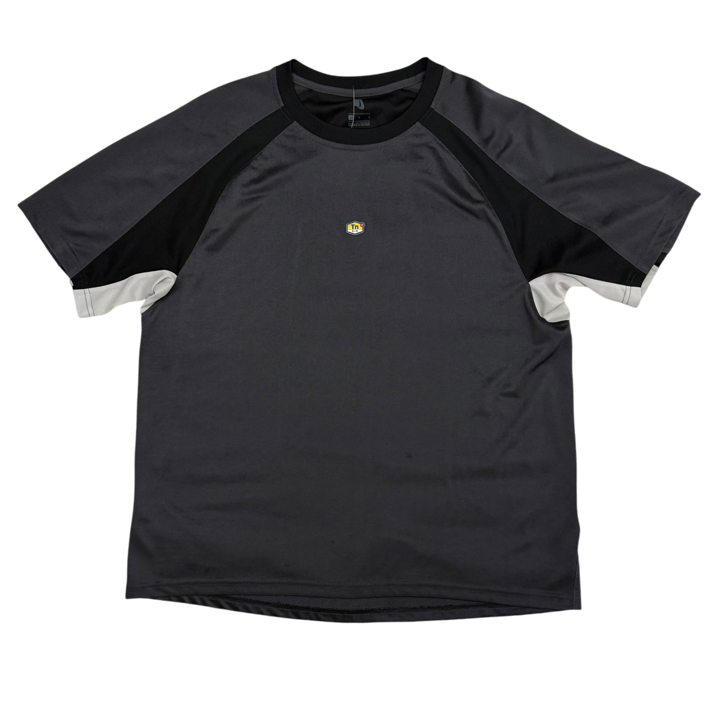 Nike TN Panelled T-Shirt Grey/Black/White (Size L)