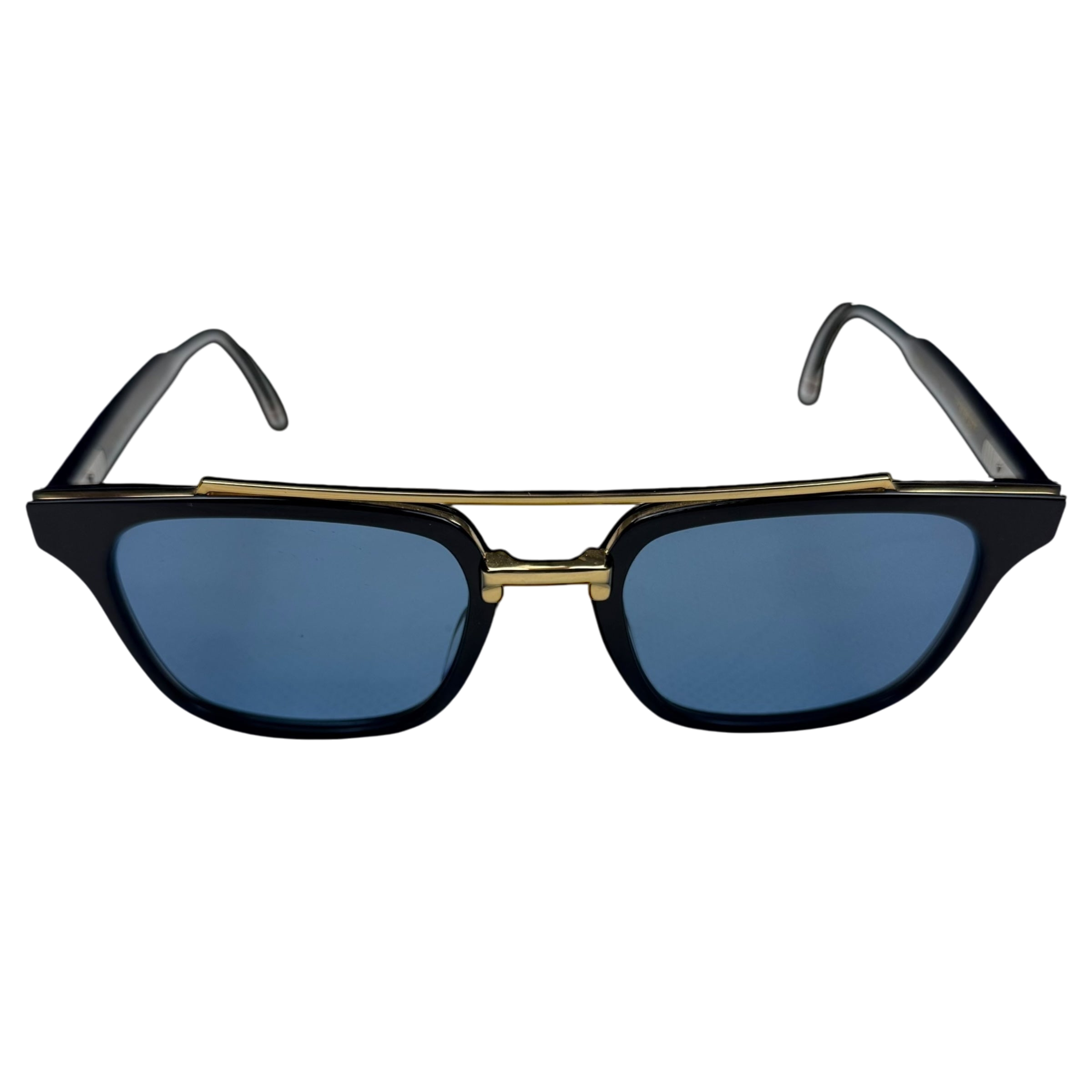 Thom Browne New York Square Sunglasses Navy/Gold
