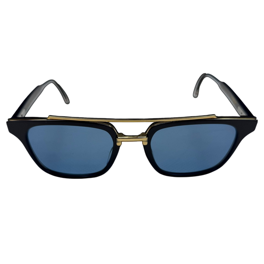 Thom Browne New York Square Sunglasses Navy/Gold