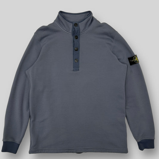 Stone Island Button Up Jumper Blue (Fits L/XL)