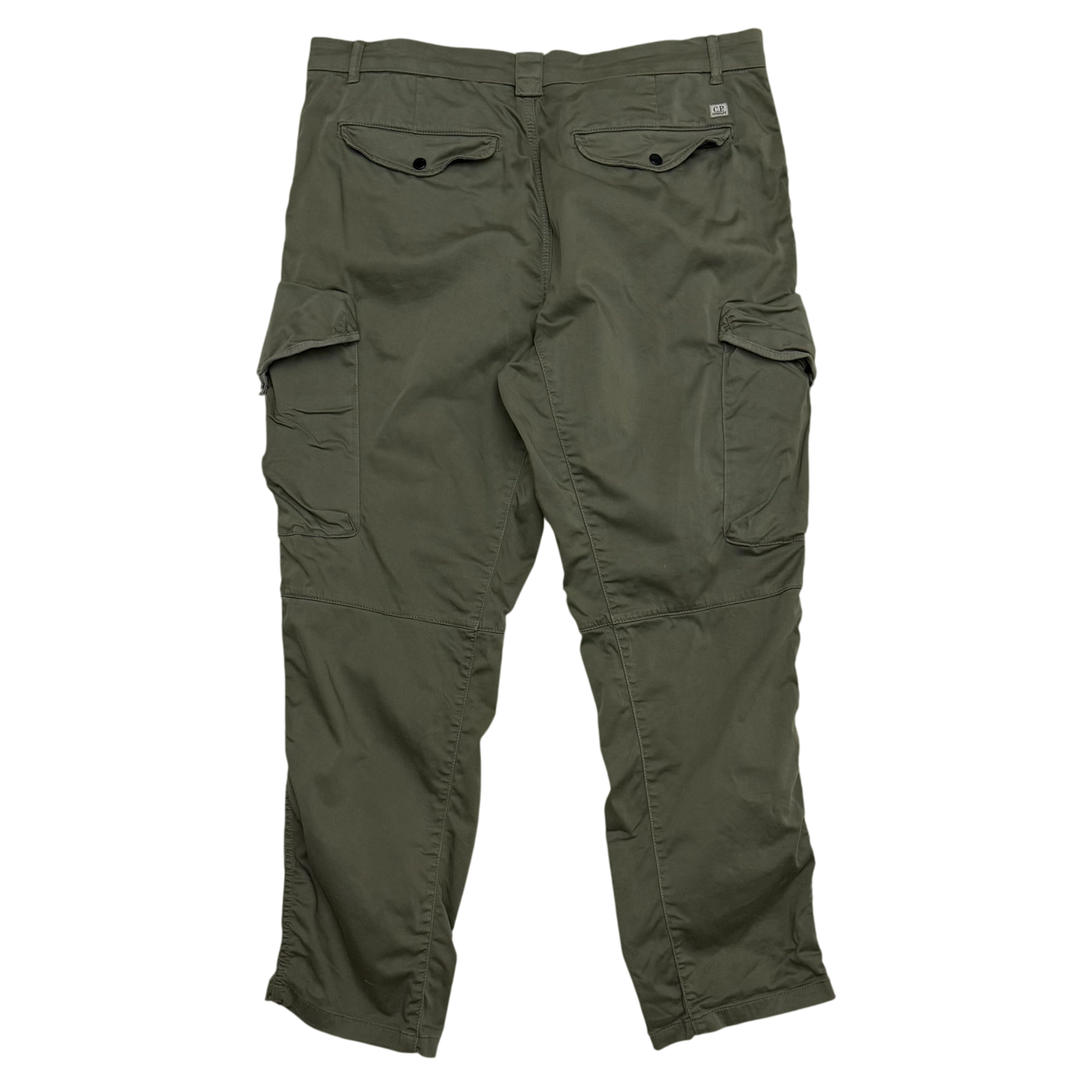 C.P. Company Loose Fit Cargo Trousers Olive Green (Size XL)