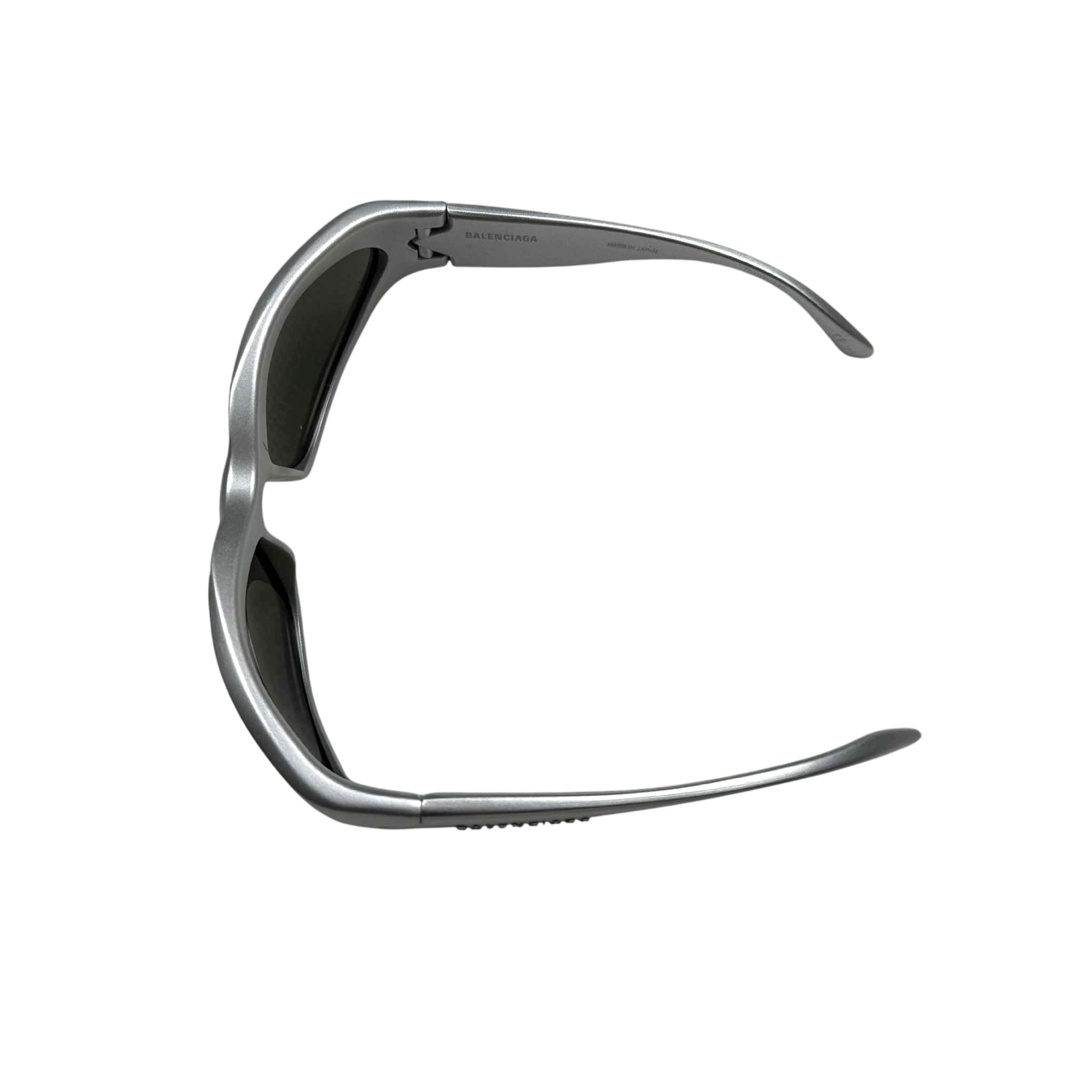 Balenciaga Swift Oval Sunglasses Silver