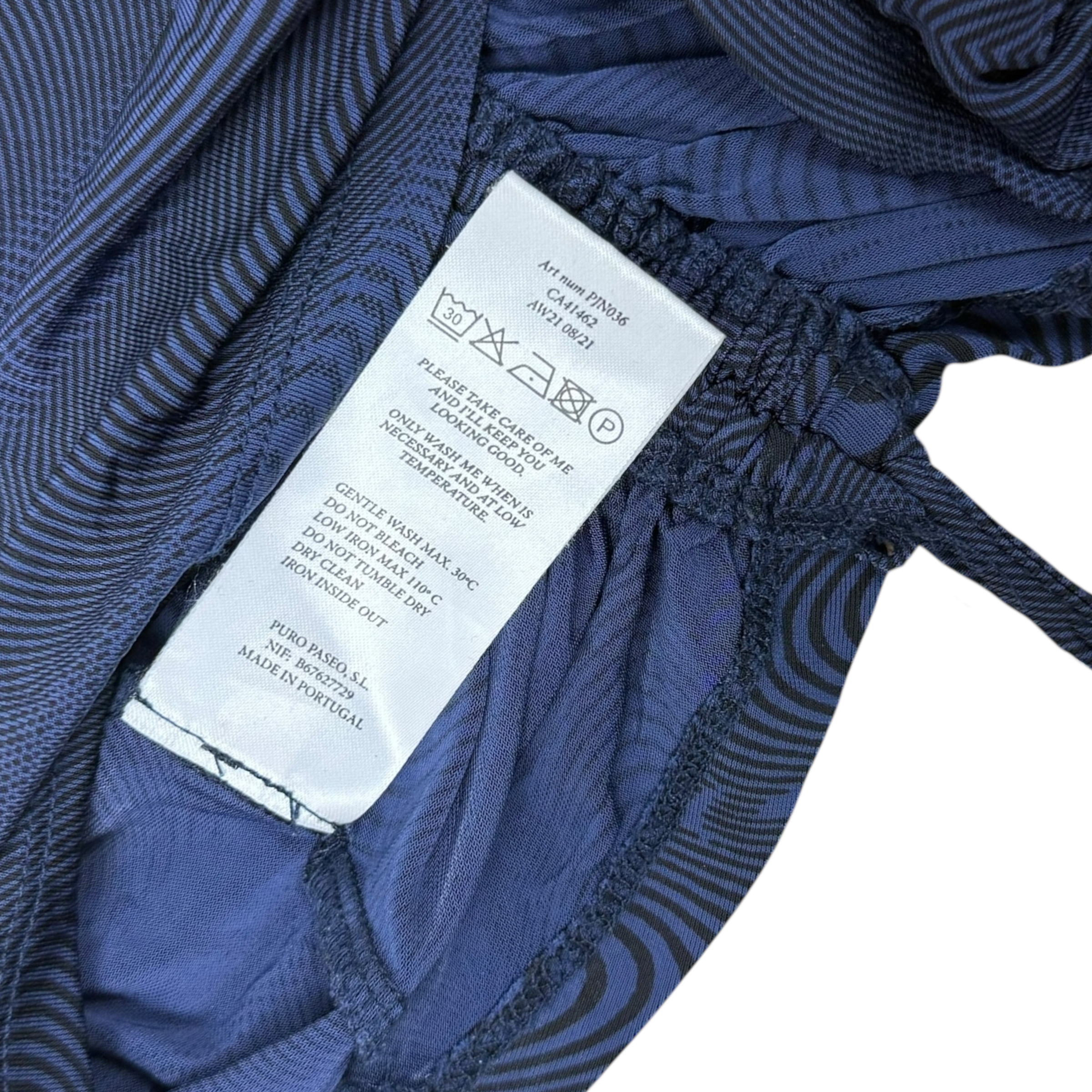 Paloma Wool Darwin Top Navy (Size S Womens)