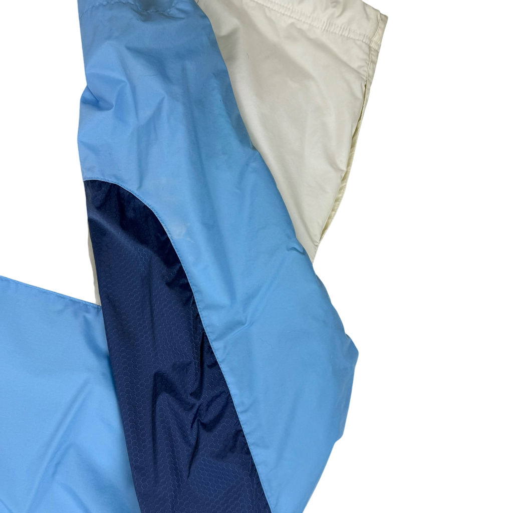Nike 00s Hex Logo Insulated Track Jacket White/Blue (part of set) (Fits S-M)