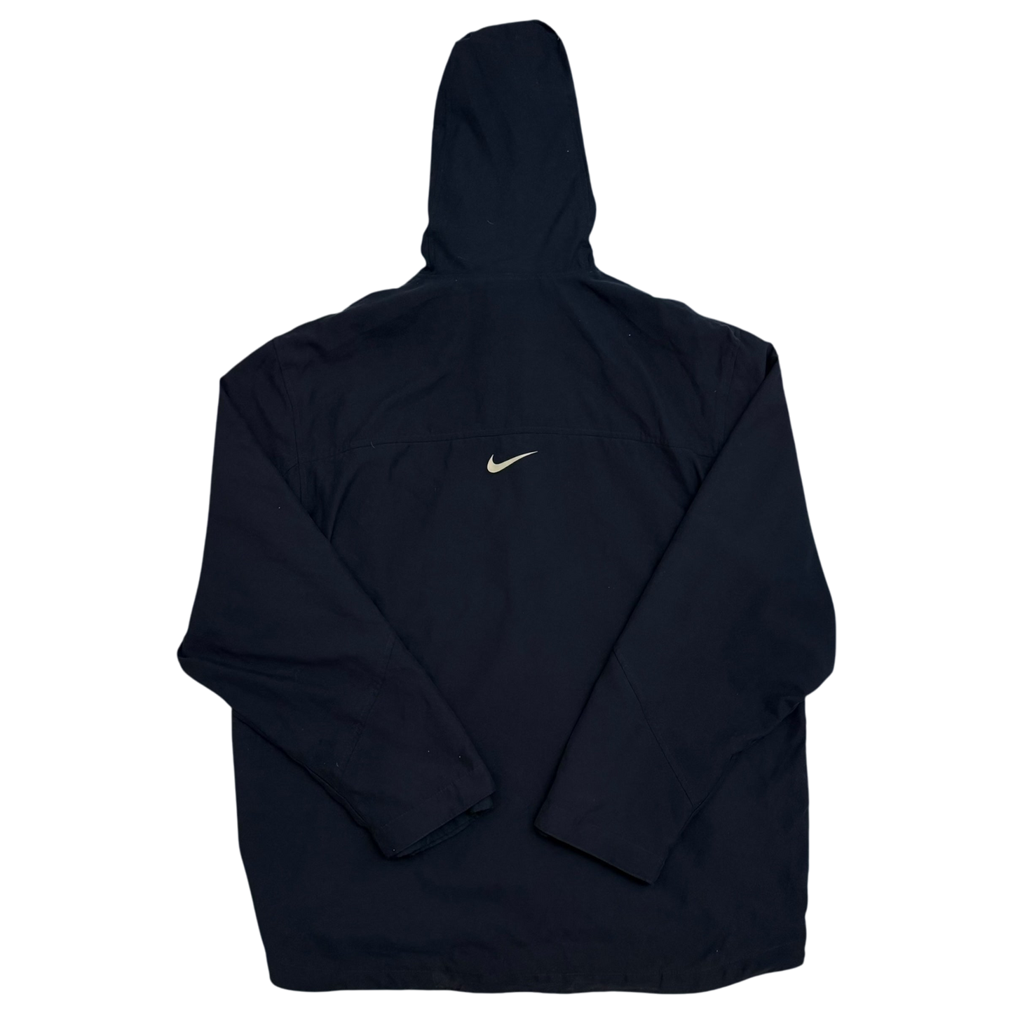 Nike 00s Technical Zip Hooded Jacket Navy (Size L)