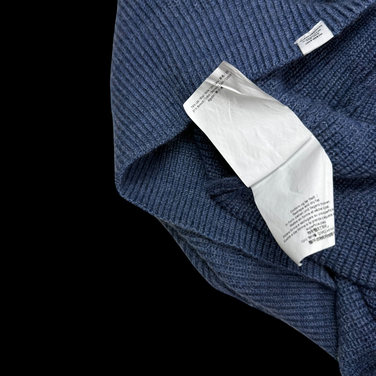 Norse Projects Roald Cotton Wool Sweatshirt Calcite Blue (Size XL)