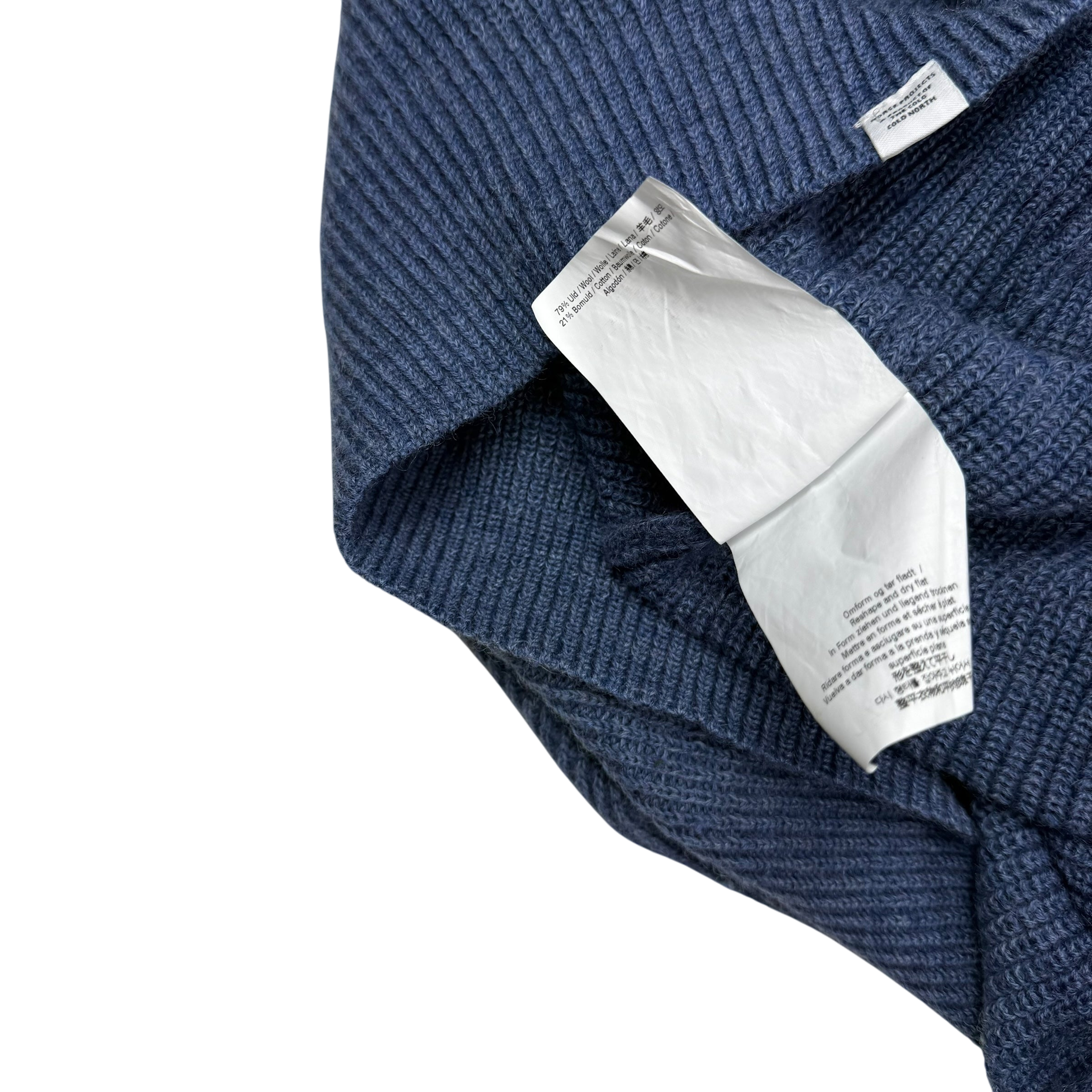 Norse Projects Roald Cotton Wool Sweatshirt Calcite Blue (Size XL)