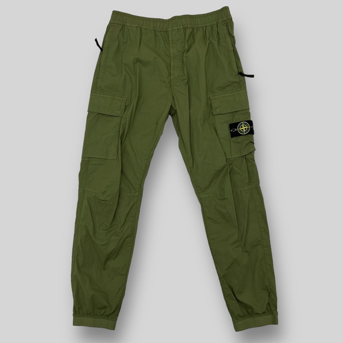 Stone Island RE-T Cargo Pants Olive Green (Size 36”)