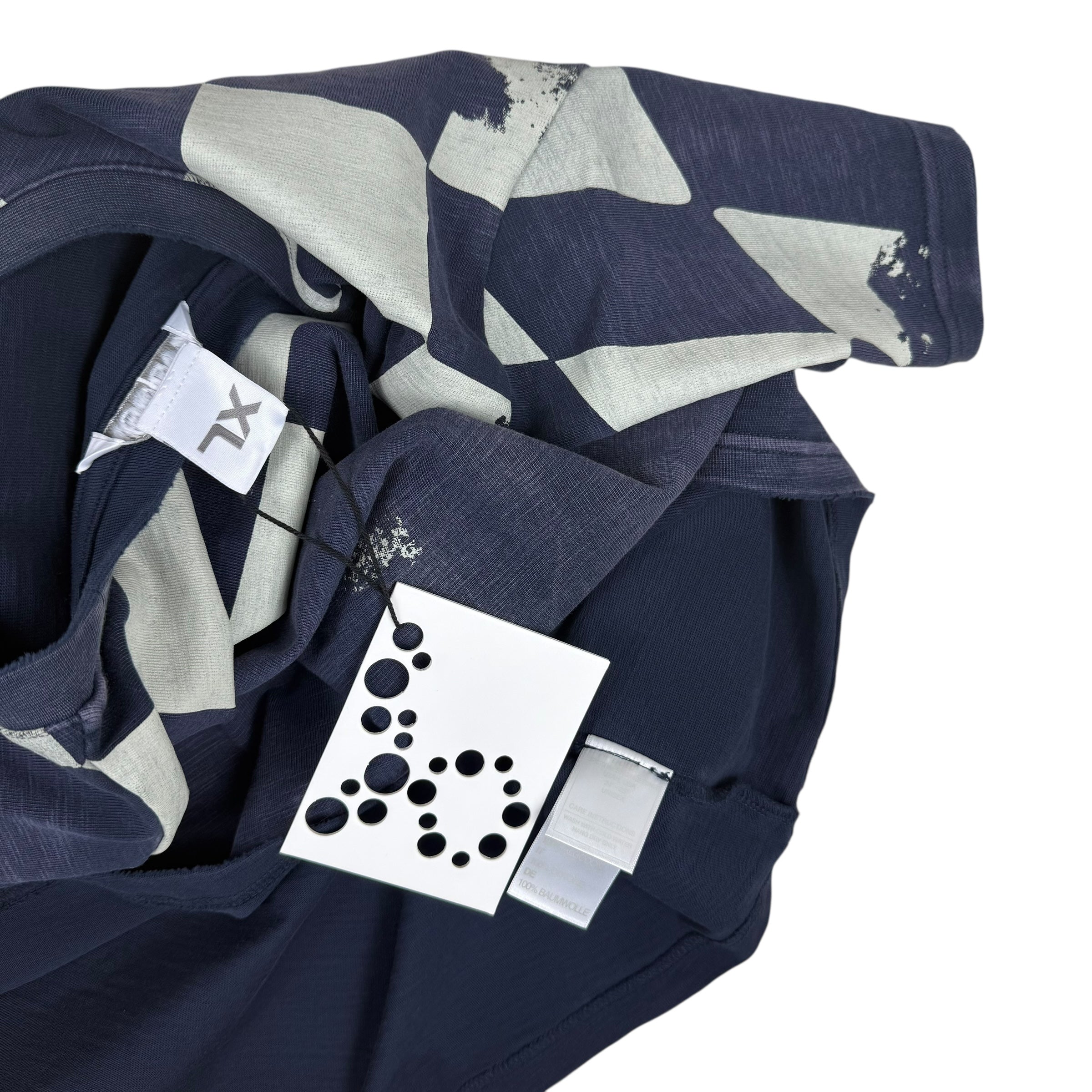 Bad Son Checkerboard T-Shirt Navy (Size XL)