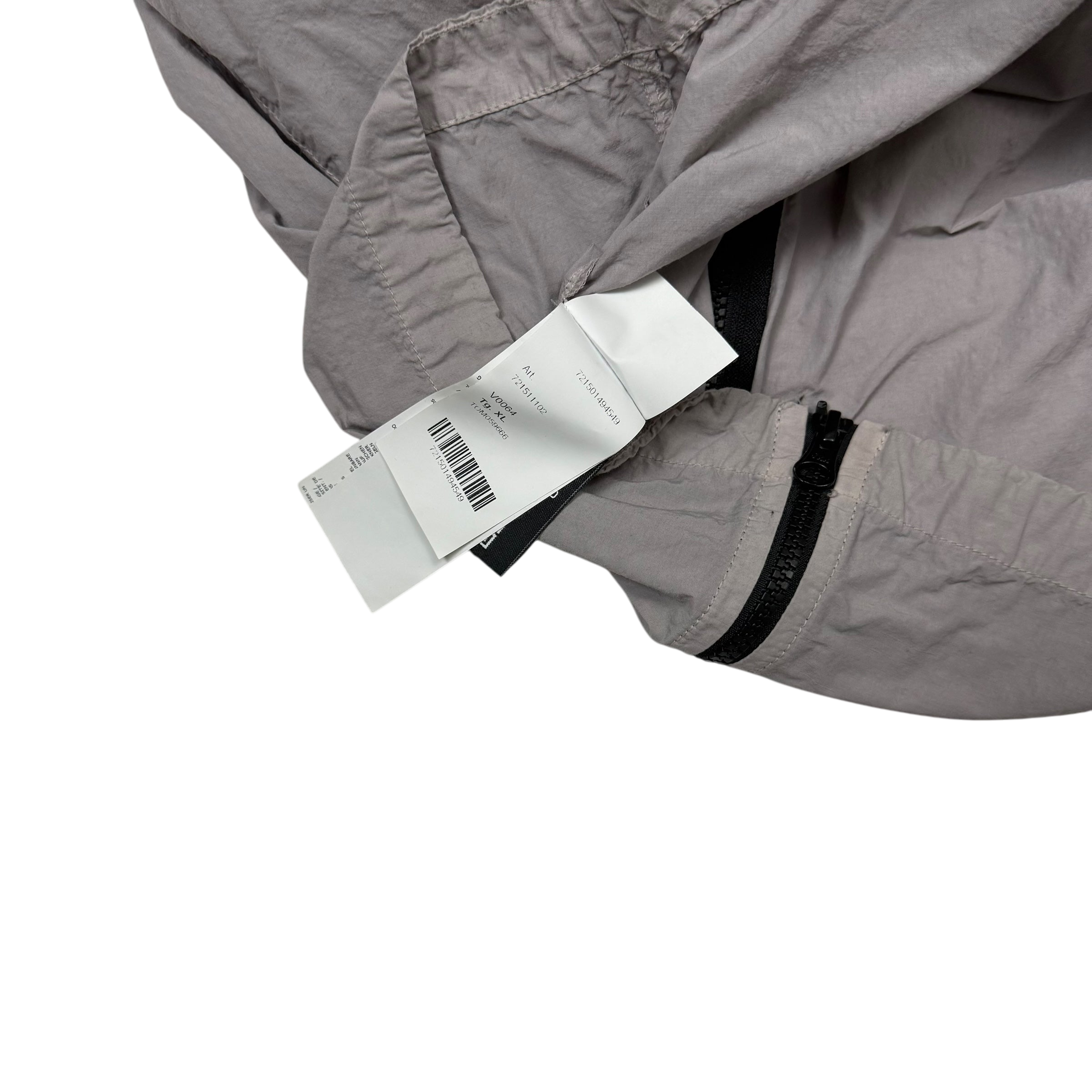 Stone Island Zip Up Utility Overshirt Grey (Size XL)