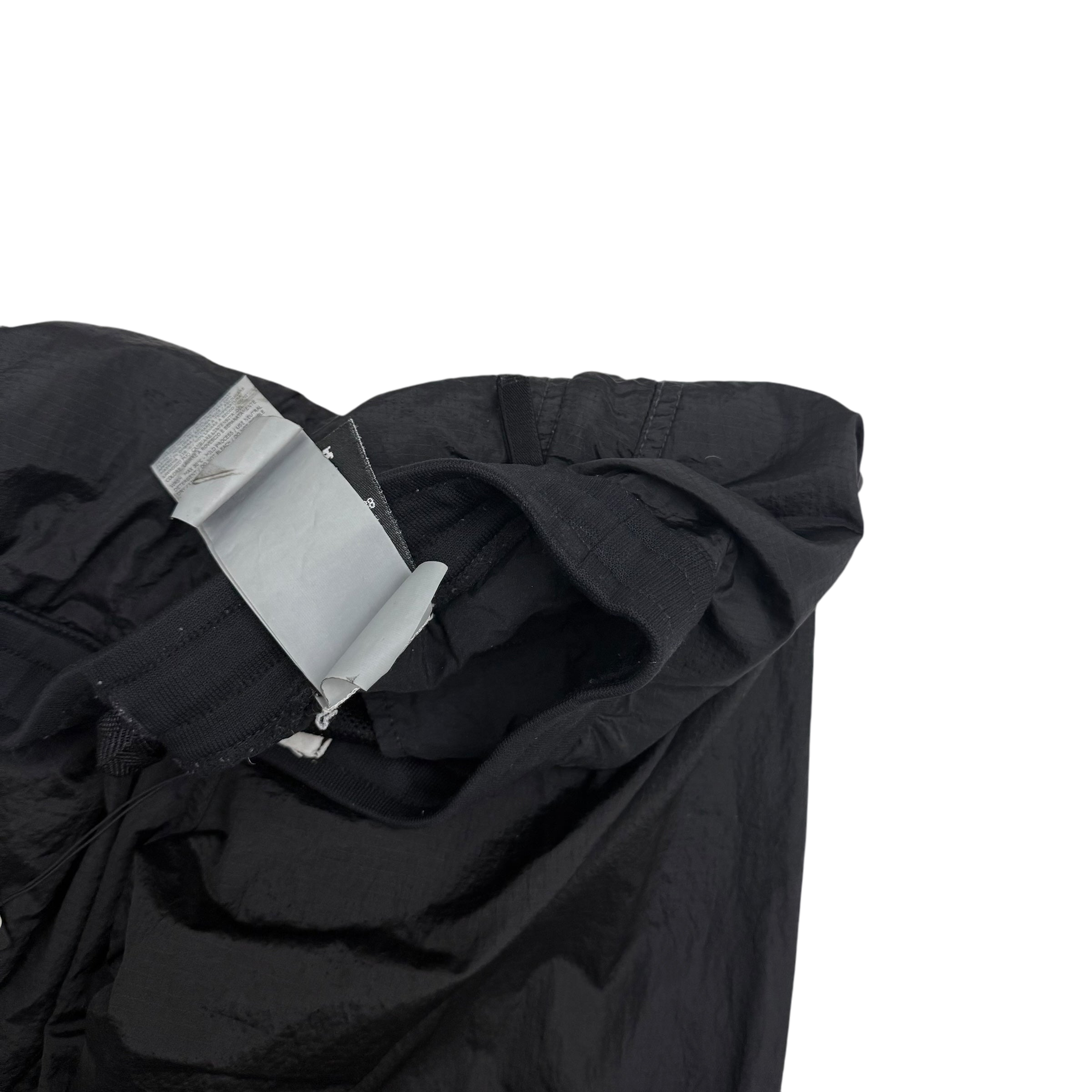 Stone Island Logo Patch Nylon Metal Pants Black (Size S)