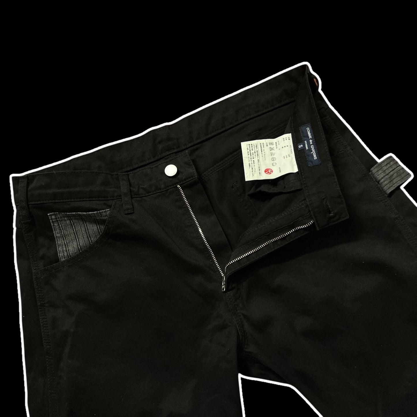 AD2009 Comme des Garçons (CDG) Homme Two-Tone Carpenter Pants (Fits 33)