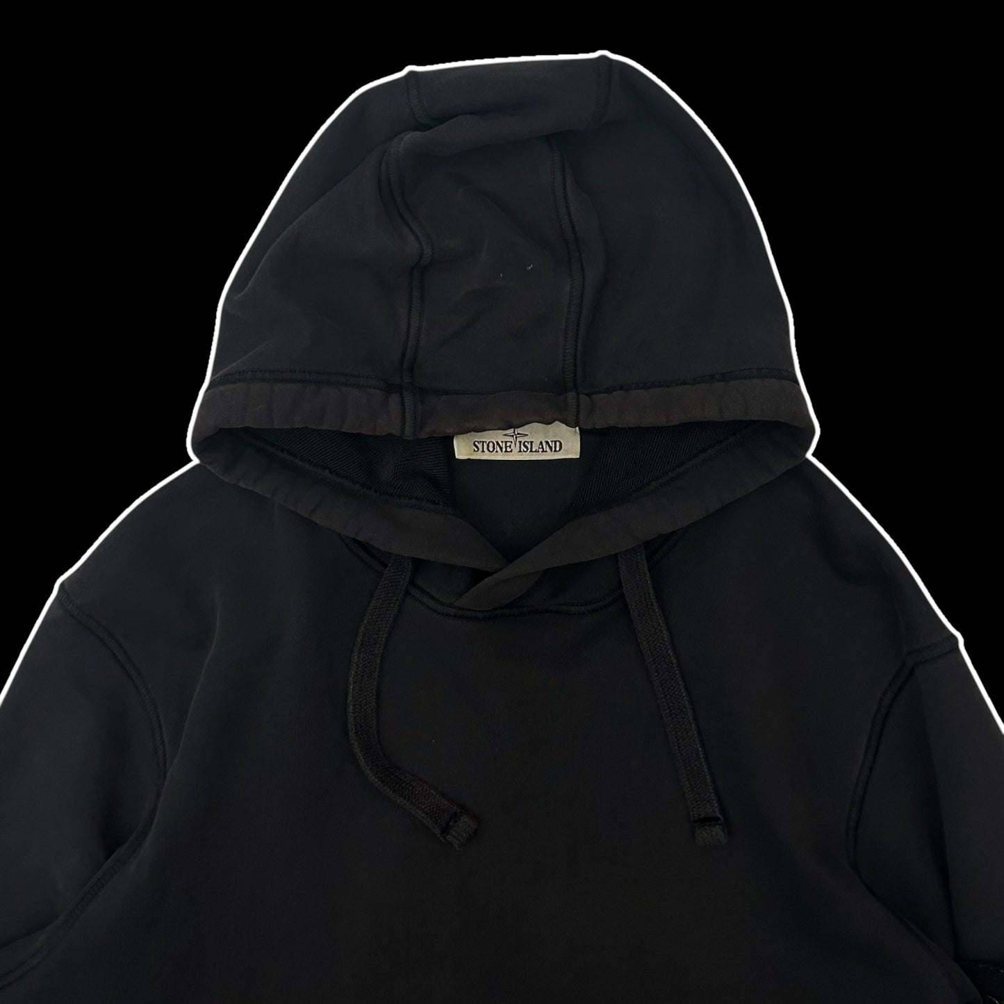 Stone Island Hoodie Black (Size M)