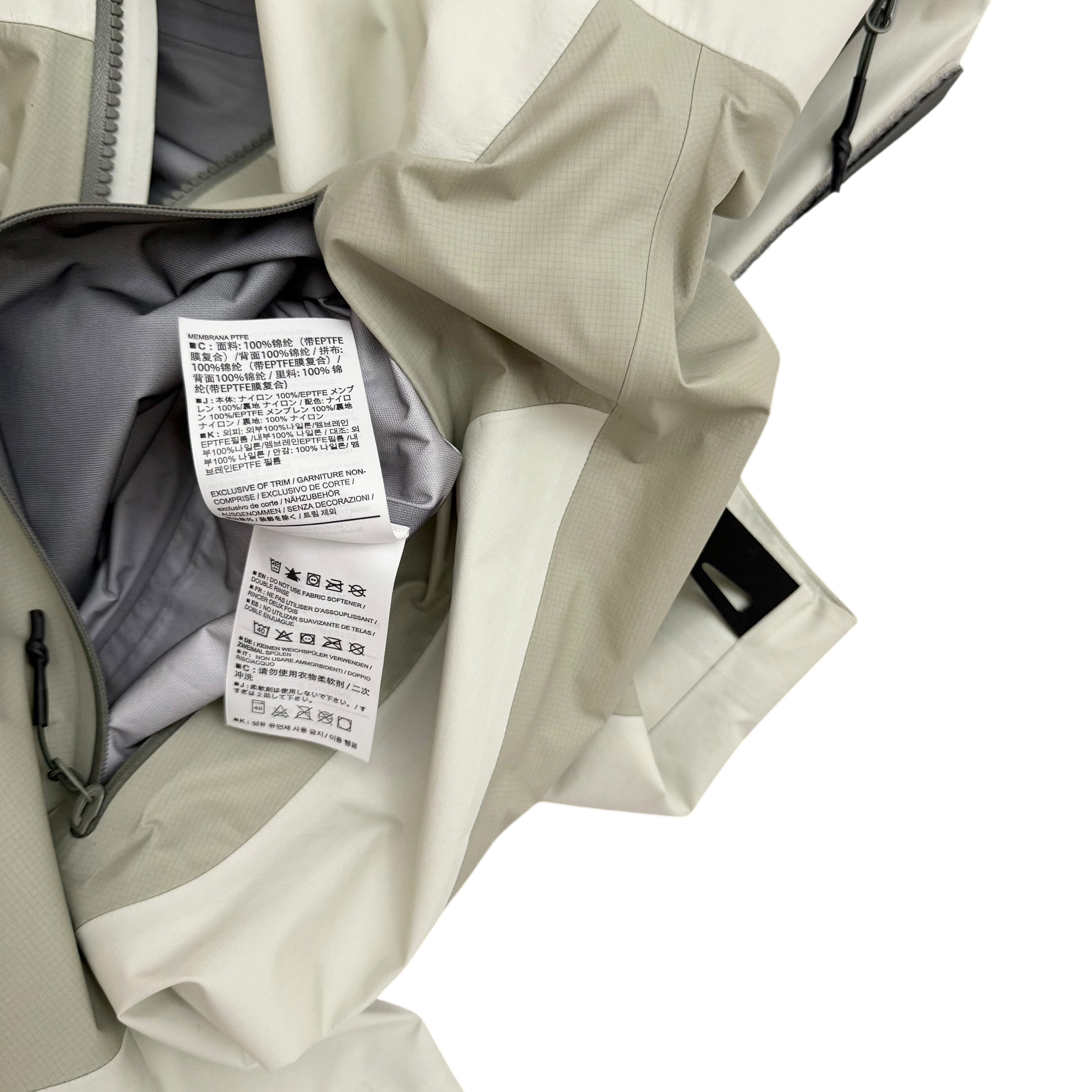 Arc'teryx System A Gen 1 Dume Jacket Cream (Size L)
