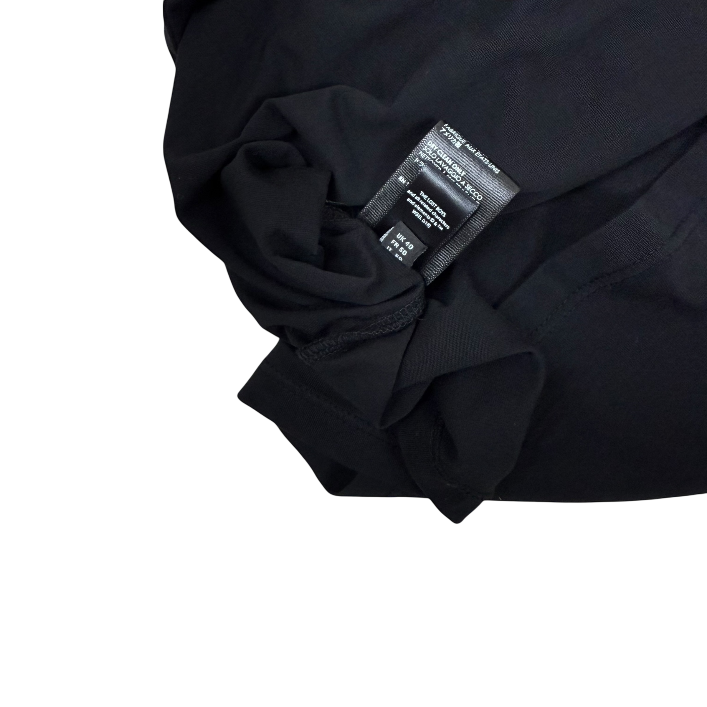 Amiri FW18 Lost Boys Cracked Print T-Shirt Black (Size L)