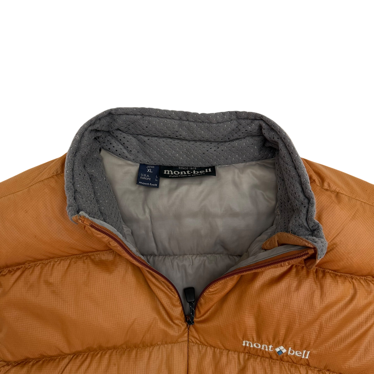 Montbell Light Alpine Down Vest Orange (Fits L-XL)