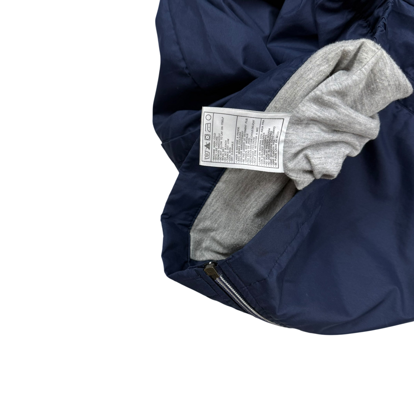 Nike 00s Lined Track Pants White/Navy (part of set) (Fits M-L)