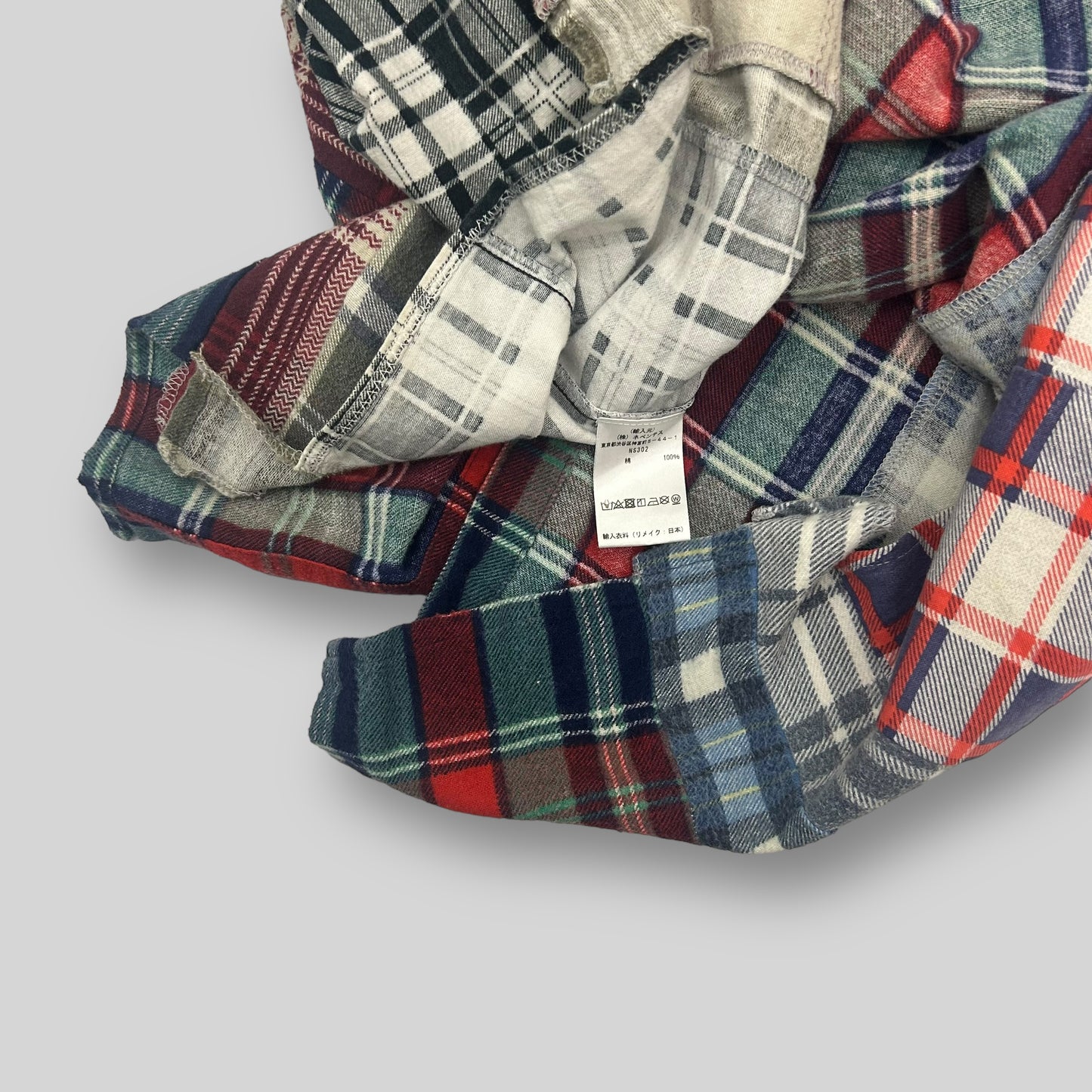 Needles Rebuild 7 Cut Flannel Shirt (Fits S/M)