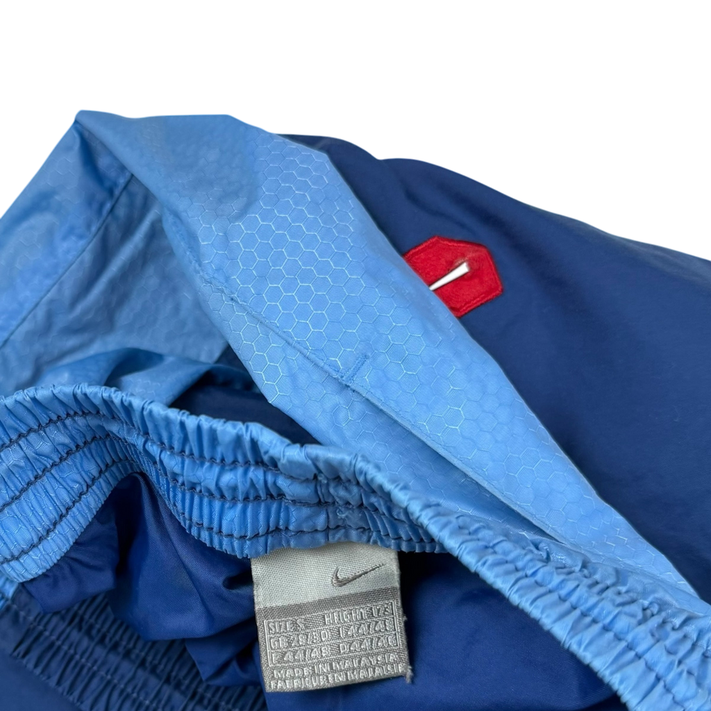 Nike 00s Hex Logo Track Pants Blue (part of set) (Fits S-M)