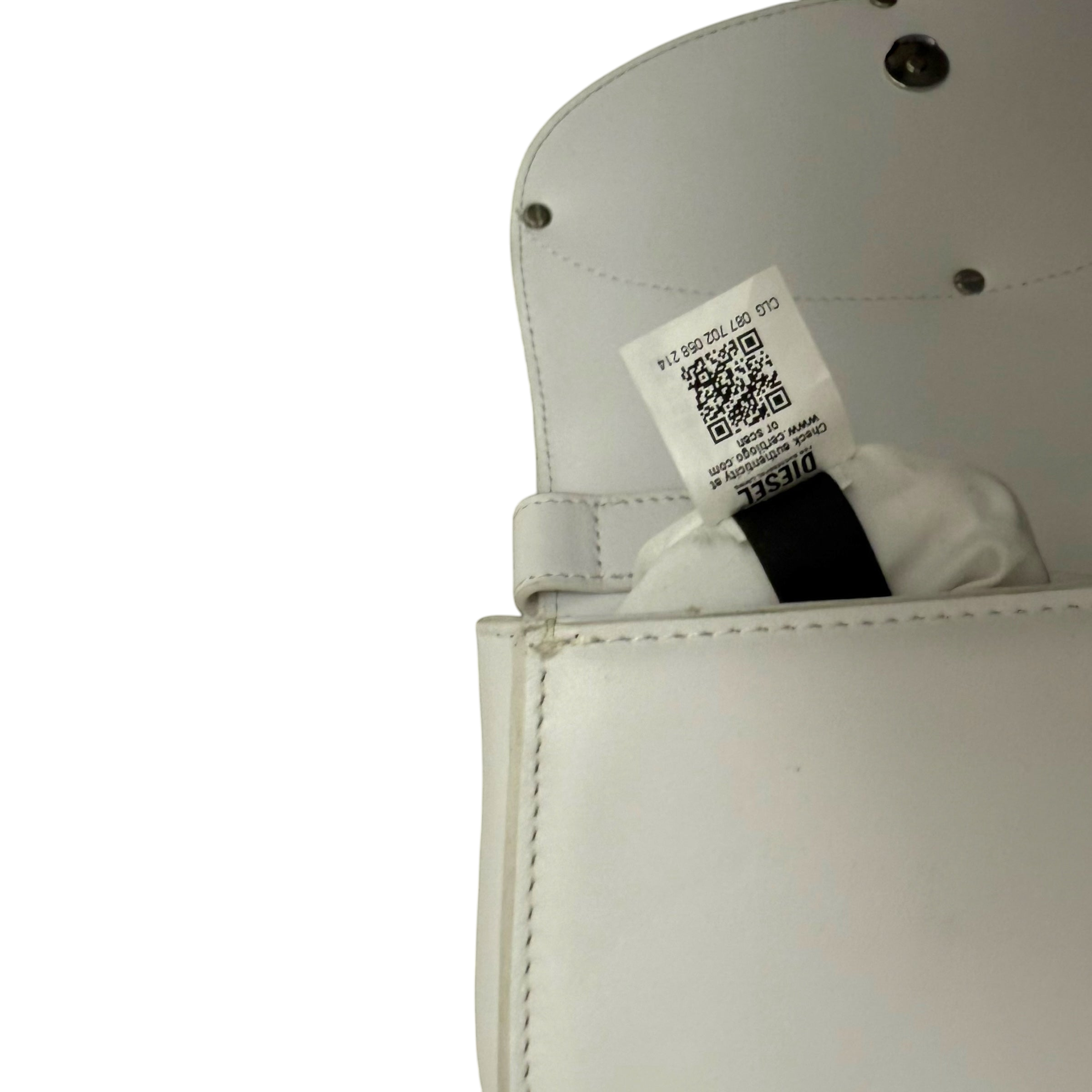 Diesel 1DR Womens Shoulder Bag White