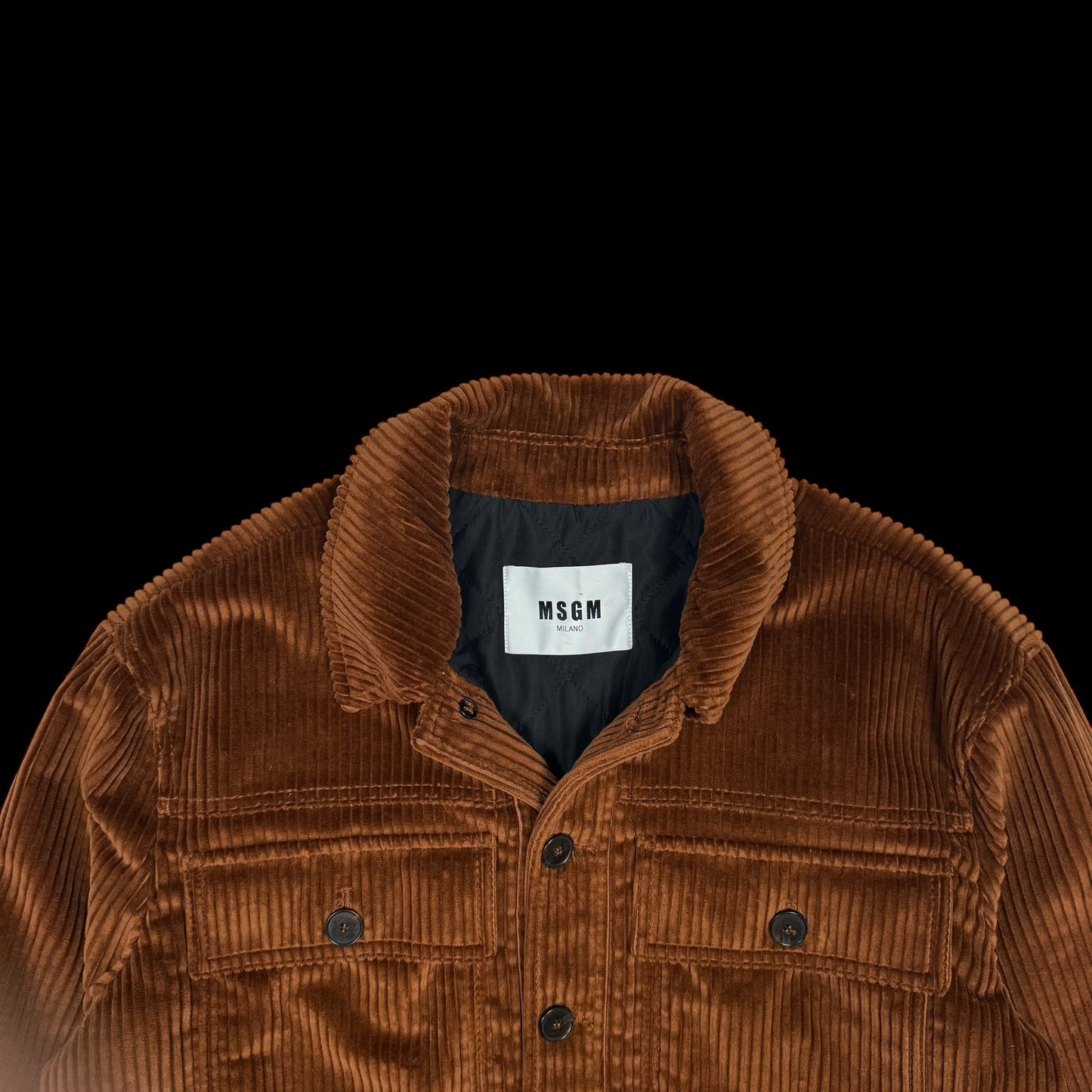 MSGM Milano Corduroy Jacket Brown (Fits M-L)